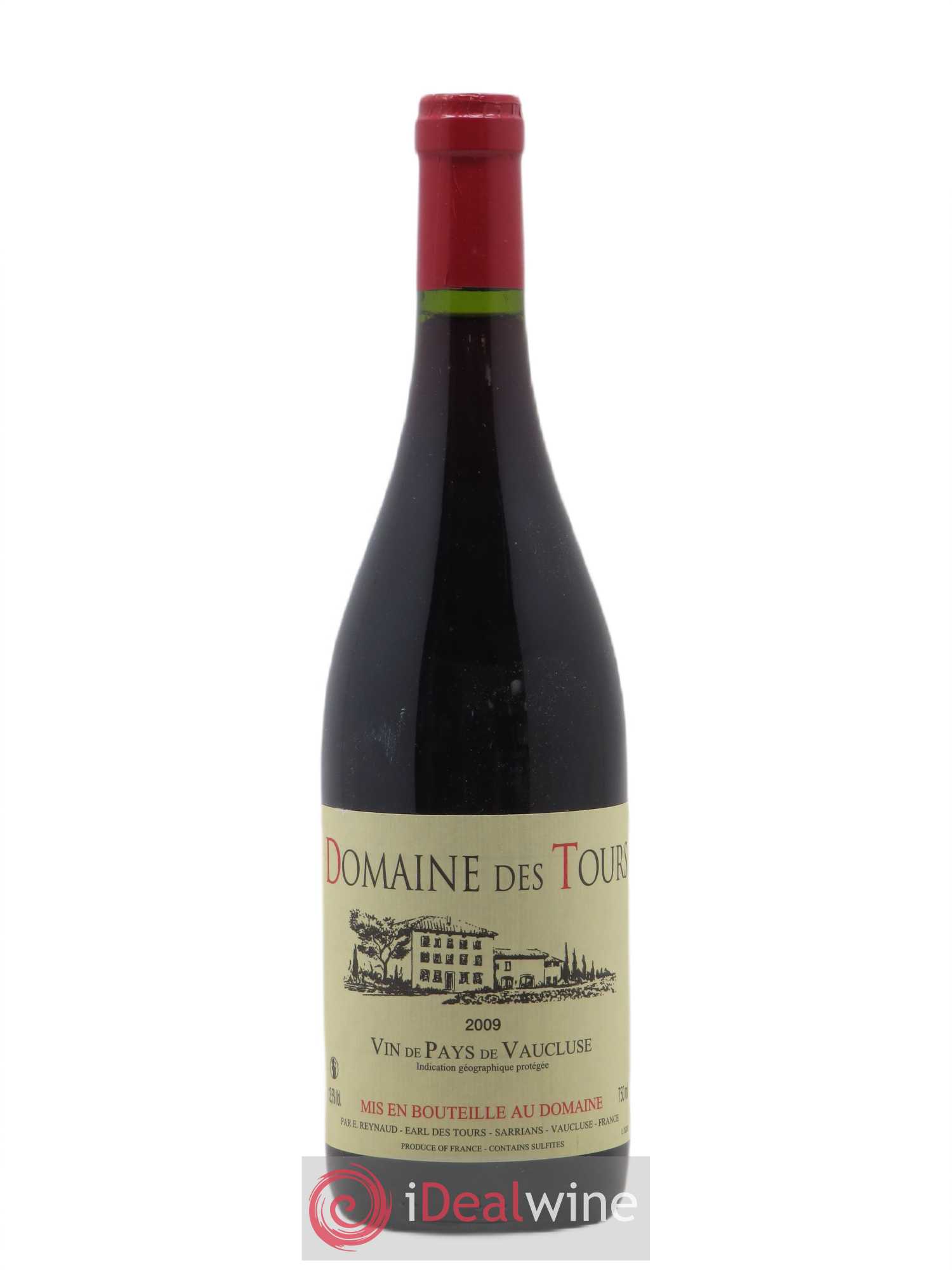 Vaucluse (Vin de Pays de Vaucluse) Domaine des Tours Emmanuel Reynaud 2009 - Lot de 1 bouteille - 0