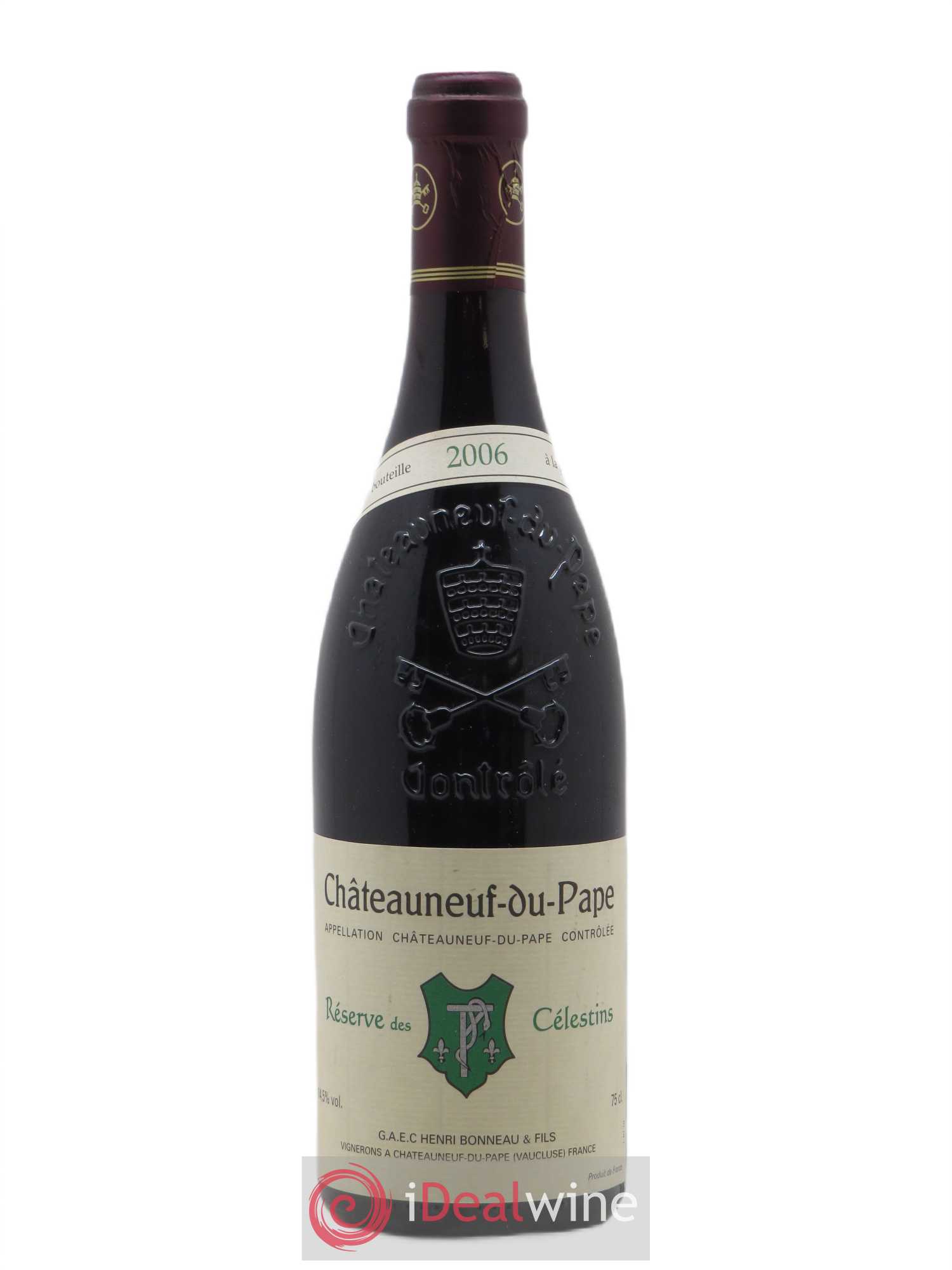 Châteauneuf-du-Pape Réserve des Célestins Henri Bonneau & Fils 2006 - Lot de 1 bouteille - 0