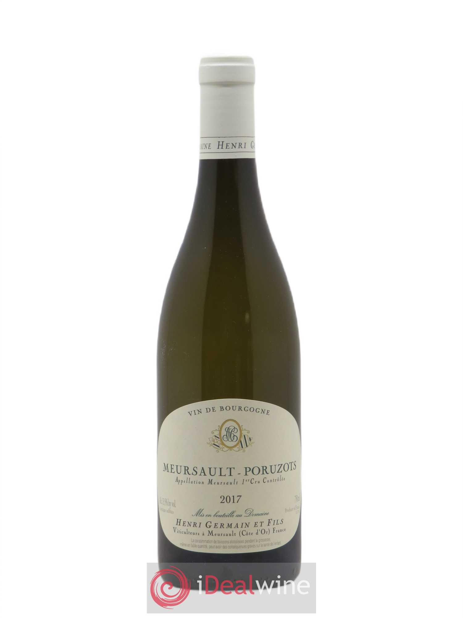 Meursault 1er Cru Poruzots Henri Germain 2017 - Lot de 1 bouteille - 0