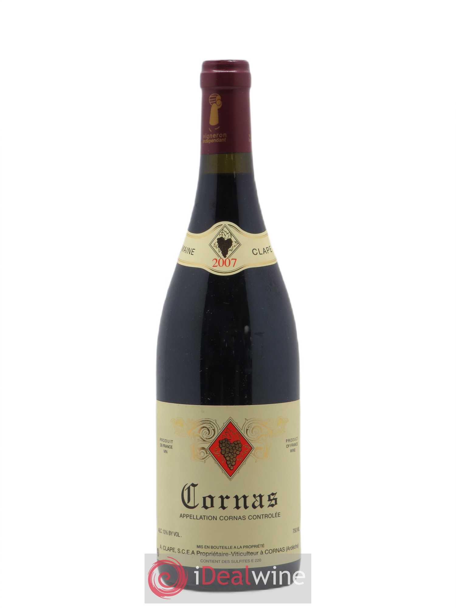 Cornas Auguste Clape 2007 - Lot de 1 bouteille - 0