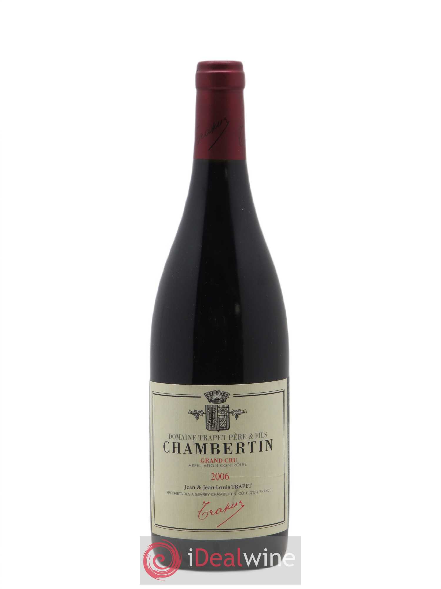 Chambertin Grand Cru Domaine Trapet 2006 - Lot de 1 bouteille - 0