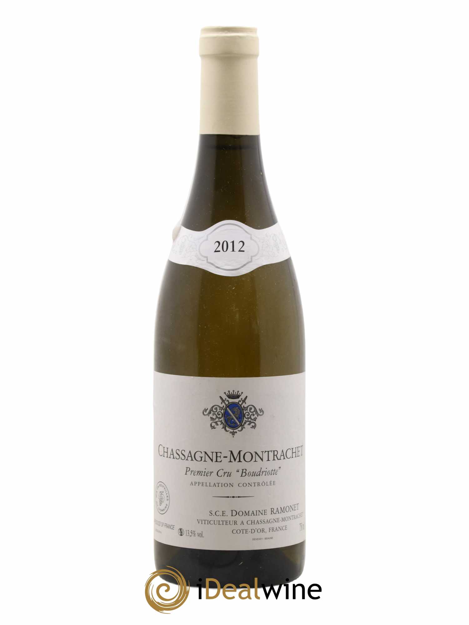 Chassagne-Montrachet 1er Cru Boudriotte Ramonet (Domaine) 2012 - Lot de 1 bouteille - 0
