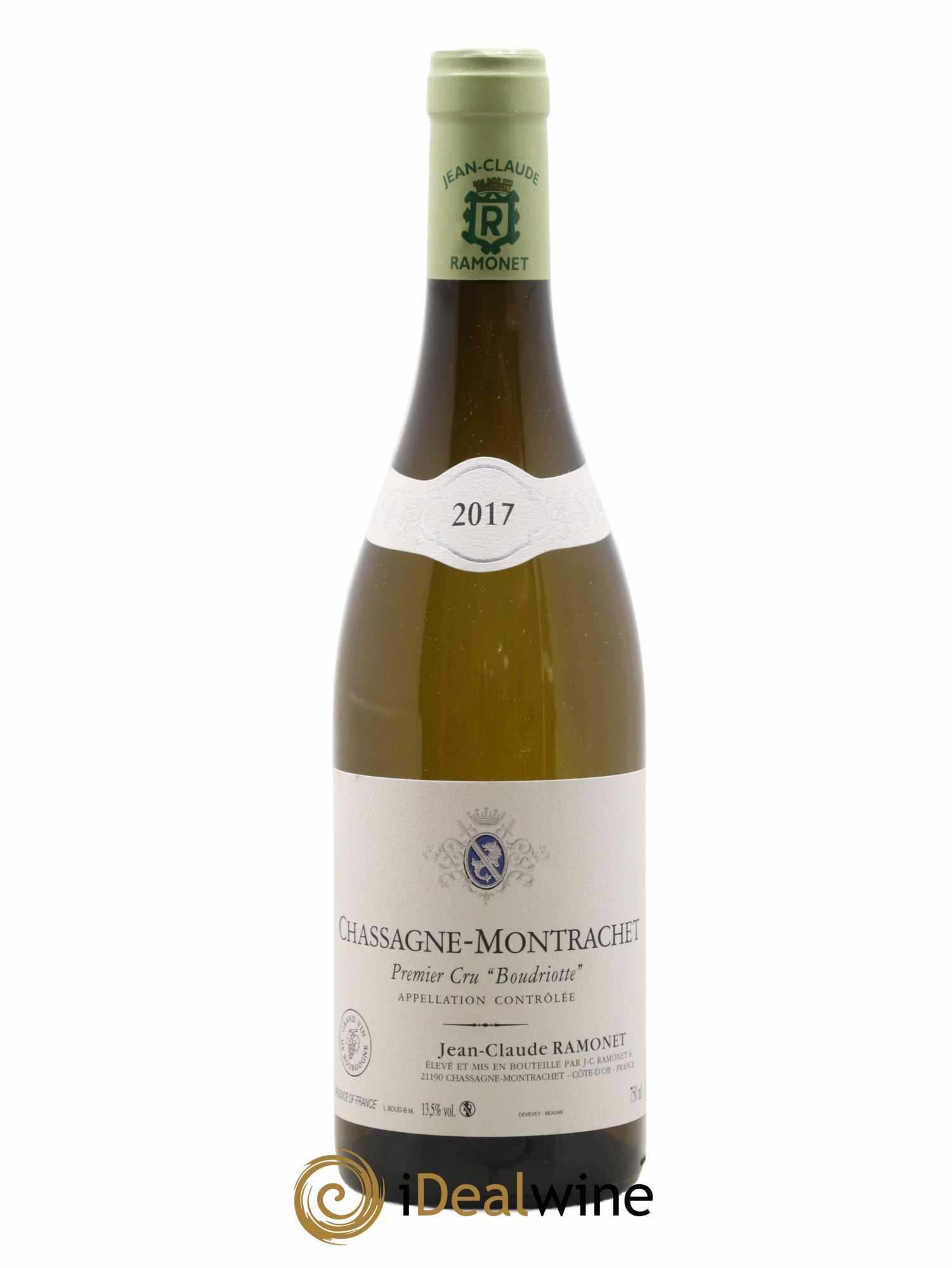 Chassagne-Montrachet 1er Cru Boudriotte Ramonet (Domaine) 2017 - Lot de 1 bouteille - 0