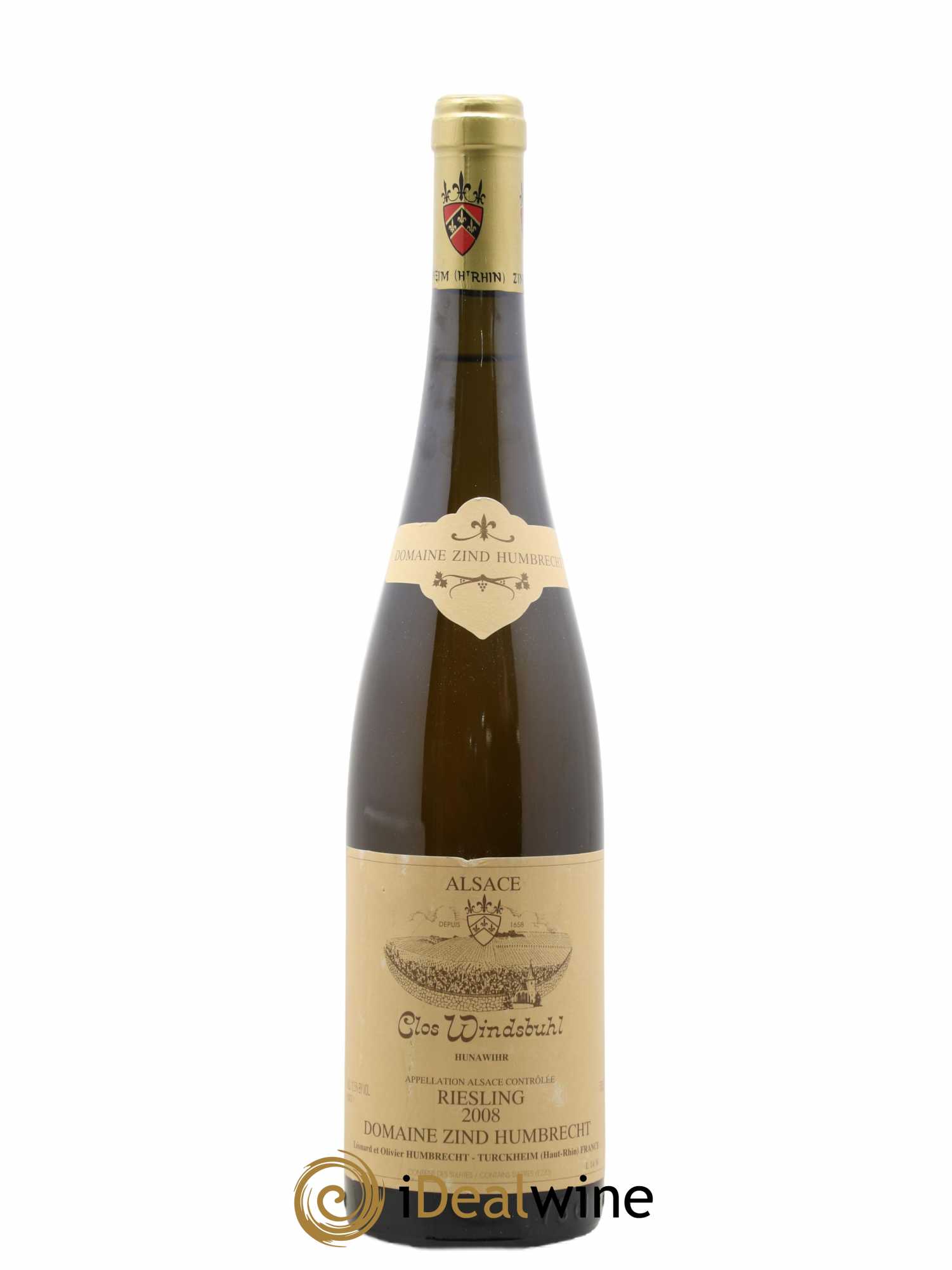 Alsace Riesling Clos Windsbuhl Zind-Humbrecht (Domaine) 2008 - Lot de 1 bouteille - 0