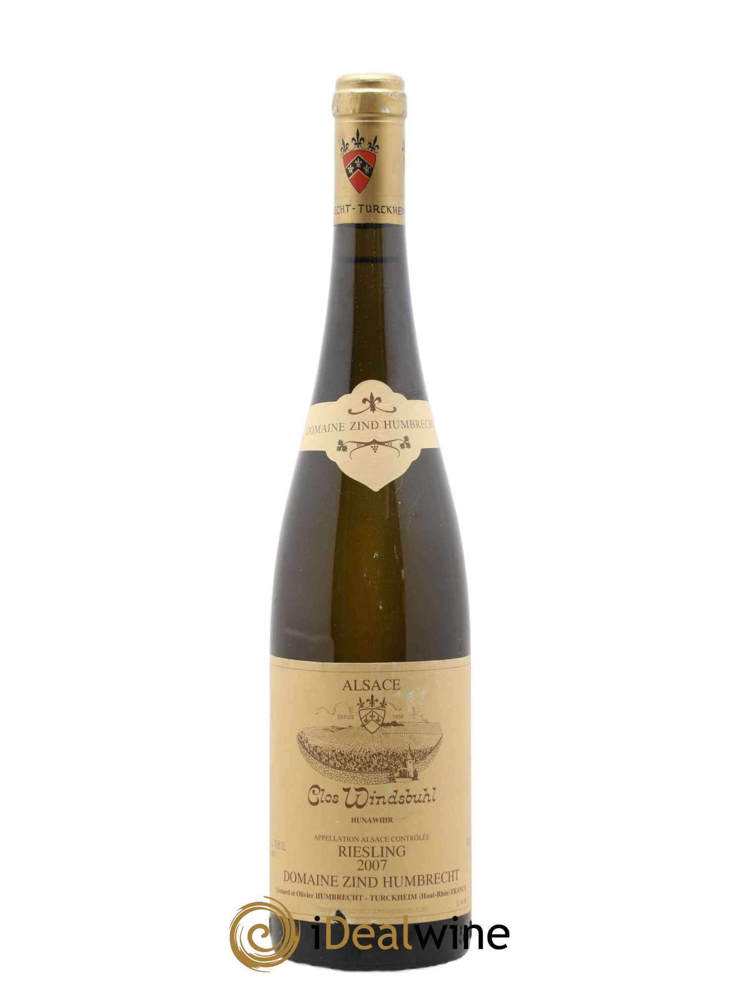Alsace Riesling Clos Windsbuhl Zind-Humbrecht (Domaine) 2007 - Lot de 1 bouteille - 0