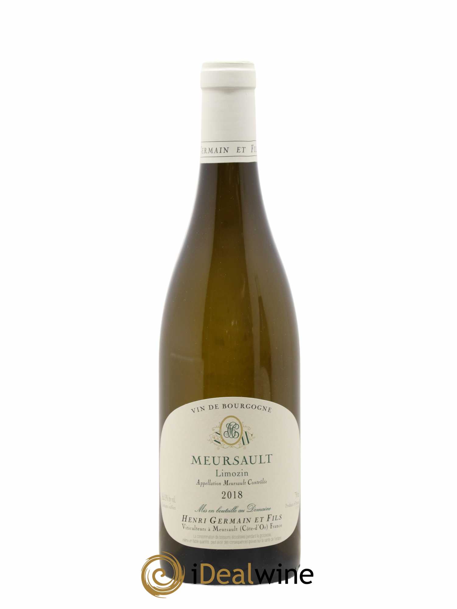 Meursault Limozin Henri Germain 2018 - Lot de 1 bouteille - 0