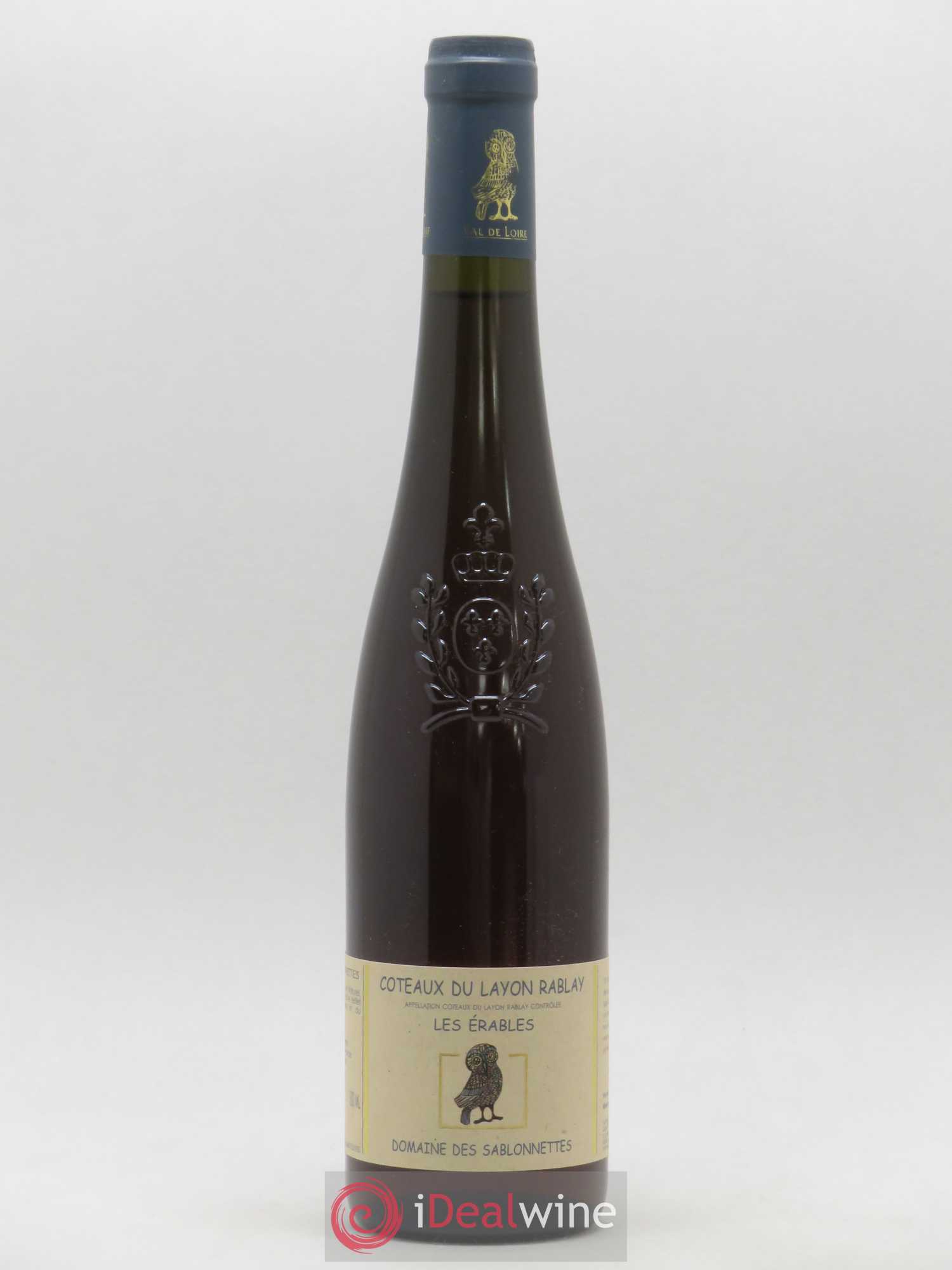 Coteaux du Layon Rablay Domaine Des Sablonnettes Les Erables Christine et Joel Menard 50cl 2005 - Posten von 1 Flasche - 0