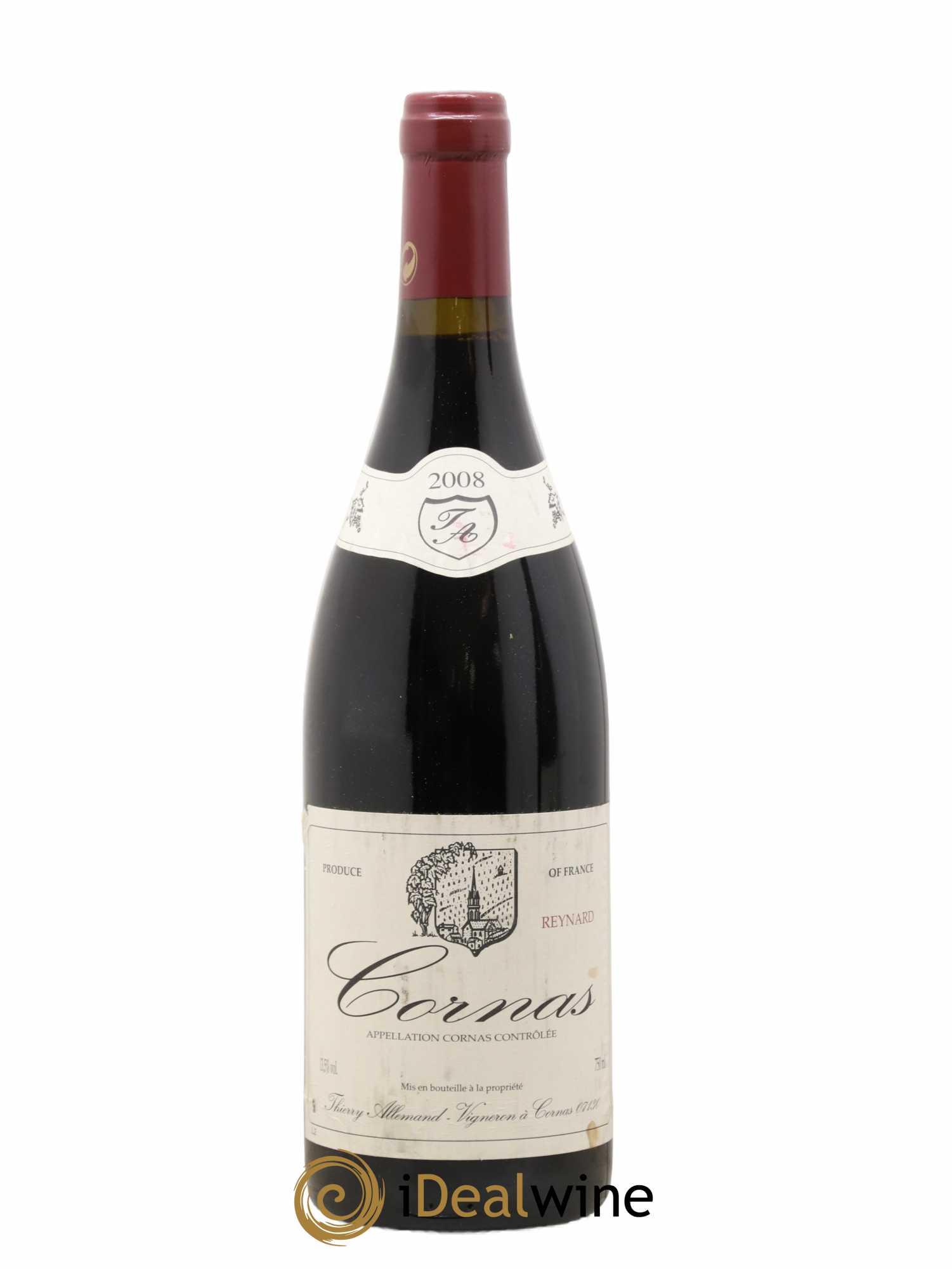 Cornas Reynard Thierry Allemand 2008 - Lot de 1 bouteille - 0
