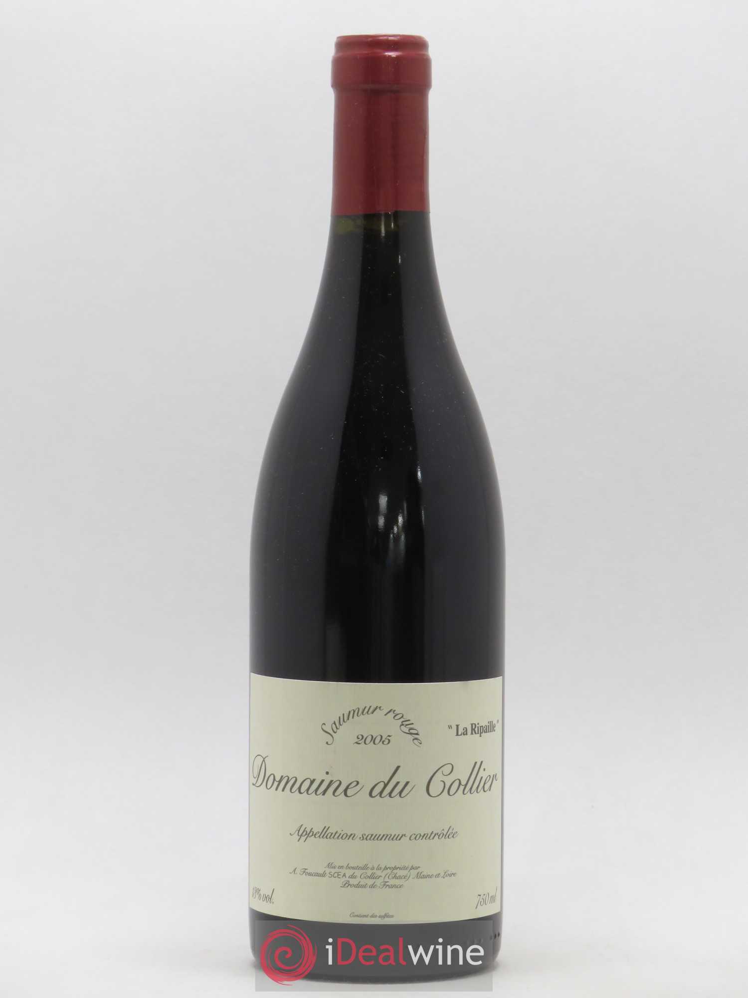 Saumur La Ripaille Domaine du Collier 2005 - Lot de 1 bouteille - 0