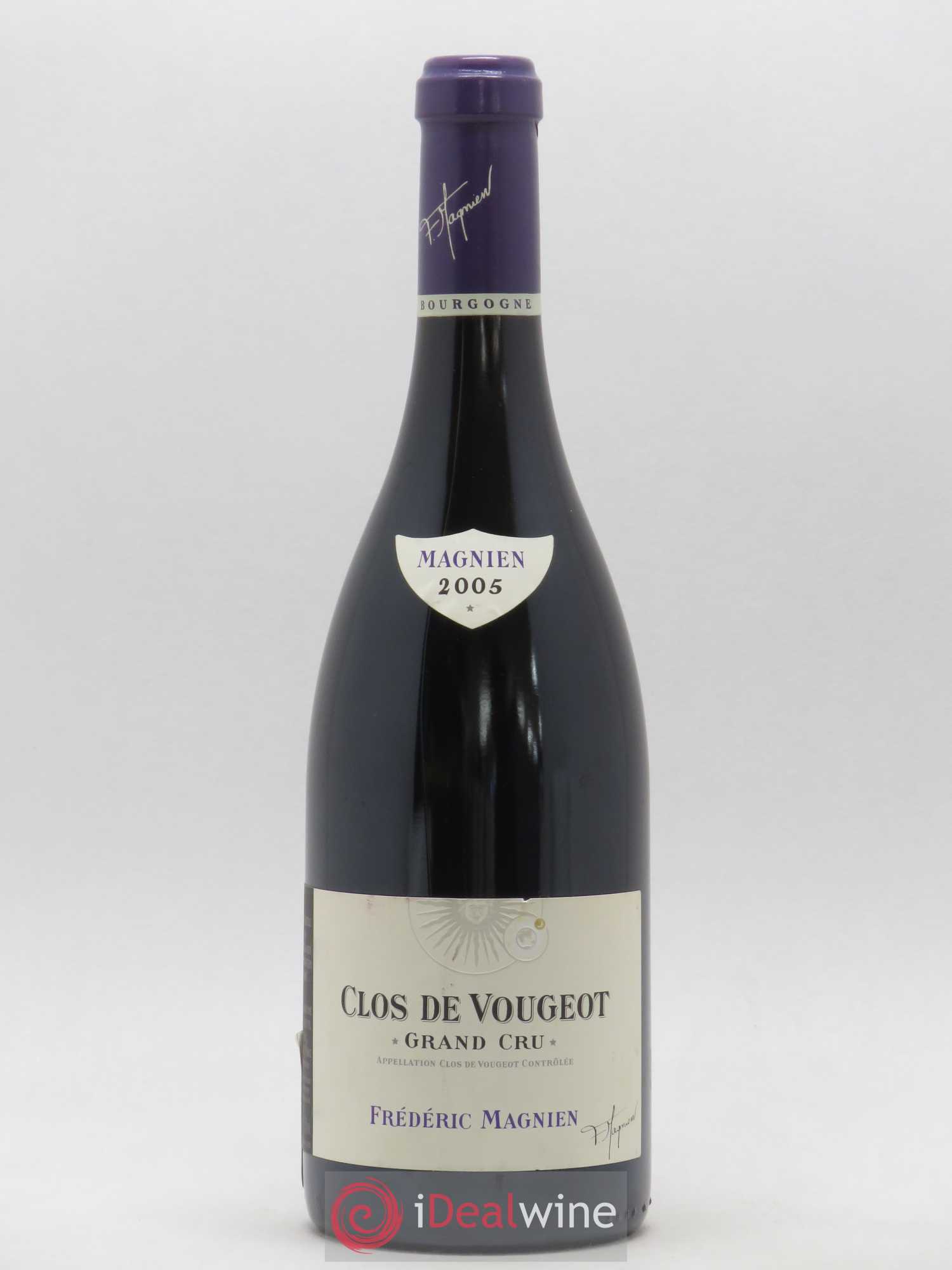 Clos de Vougeot Grand Cru Frédéric Magnien 2005 - Lot de 1 bouteille - 0