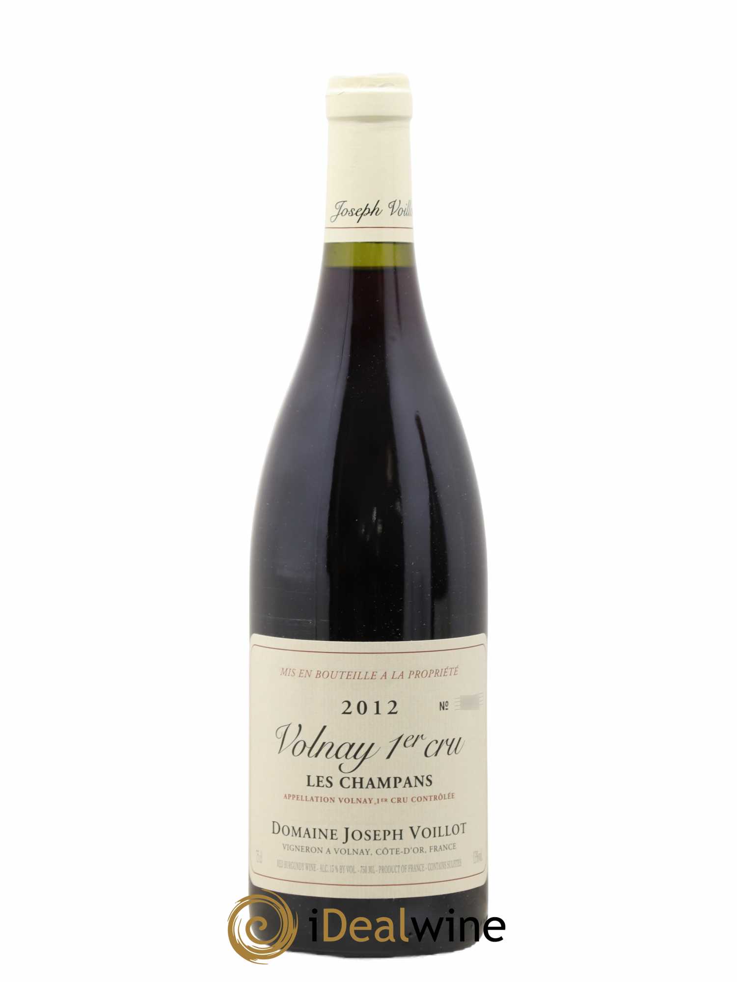 Volnay 1er Cru les Champans Joseph Voillot (Domaine) 2012 - Lot de 1 bouteille - 0