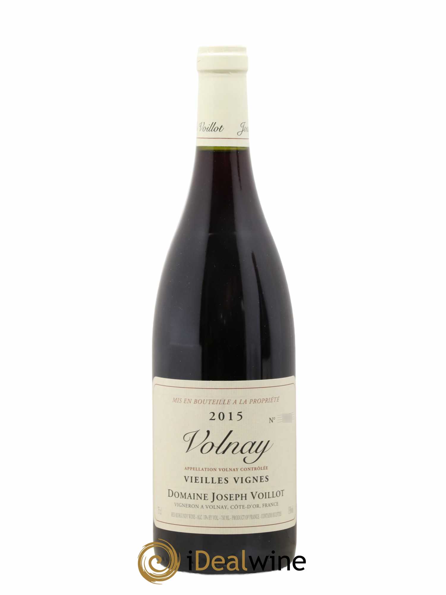 Volnay Vieilles vignes Joseph Voillot (Domaine) 2015 - Lot de 1 bouteille - 0