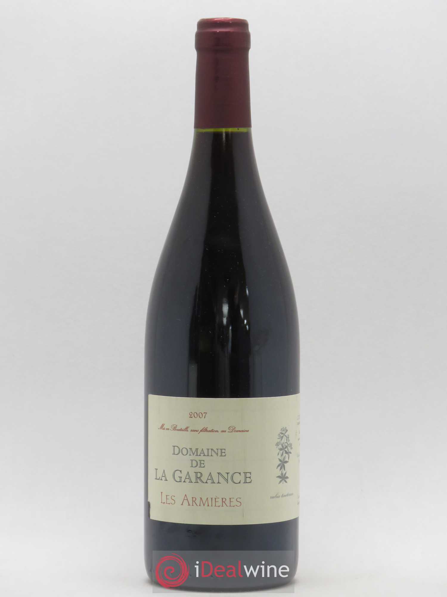 Coteaux du Languedoc de La Garance (Domaine) Les Armières 2007 - Lot de 1 bouteille - 0