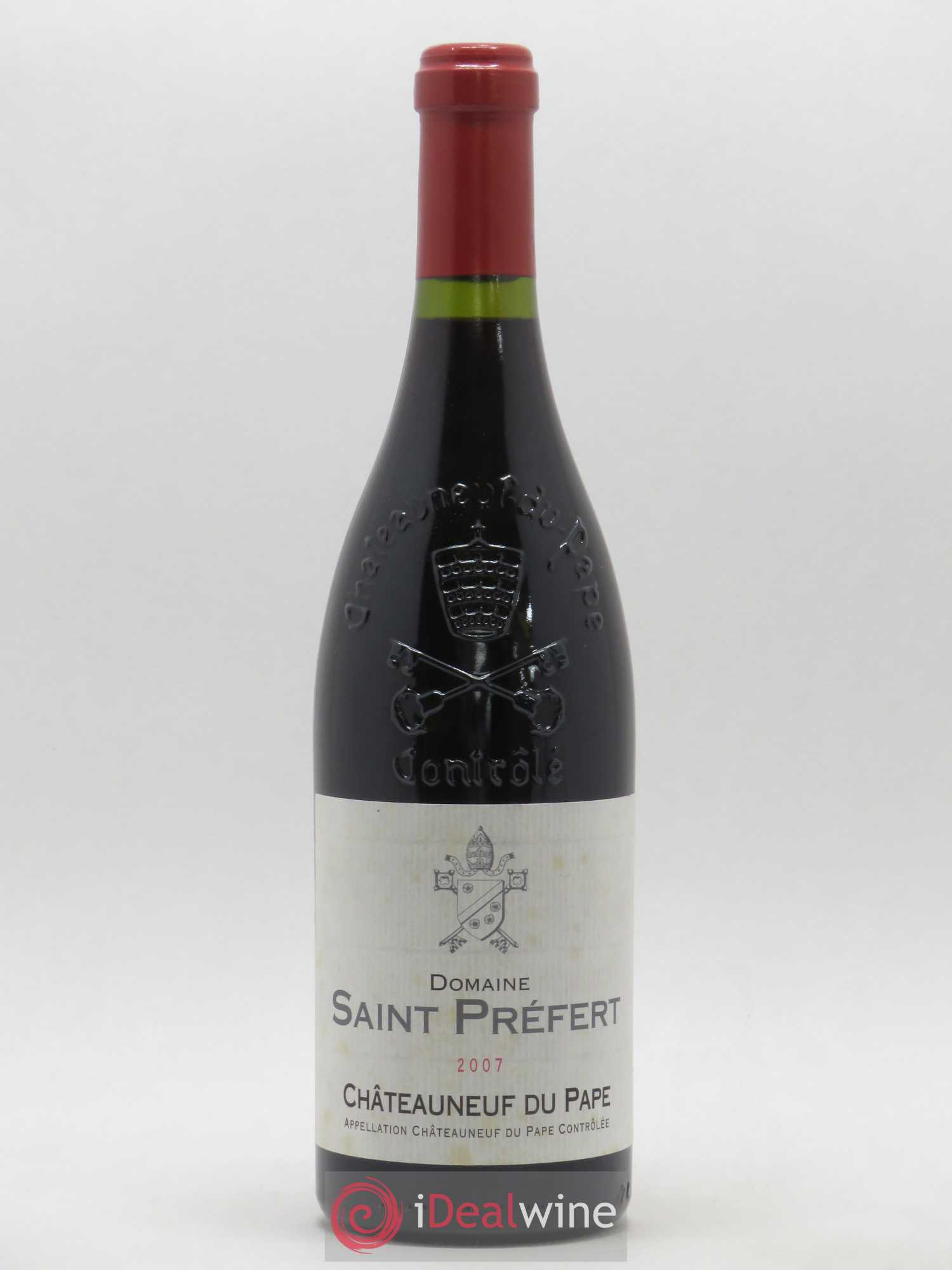Châteauneuf-du-Pape Domaine Saint-Préfert 2007 - Lot de 1 bouteille - 0