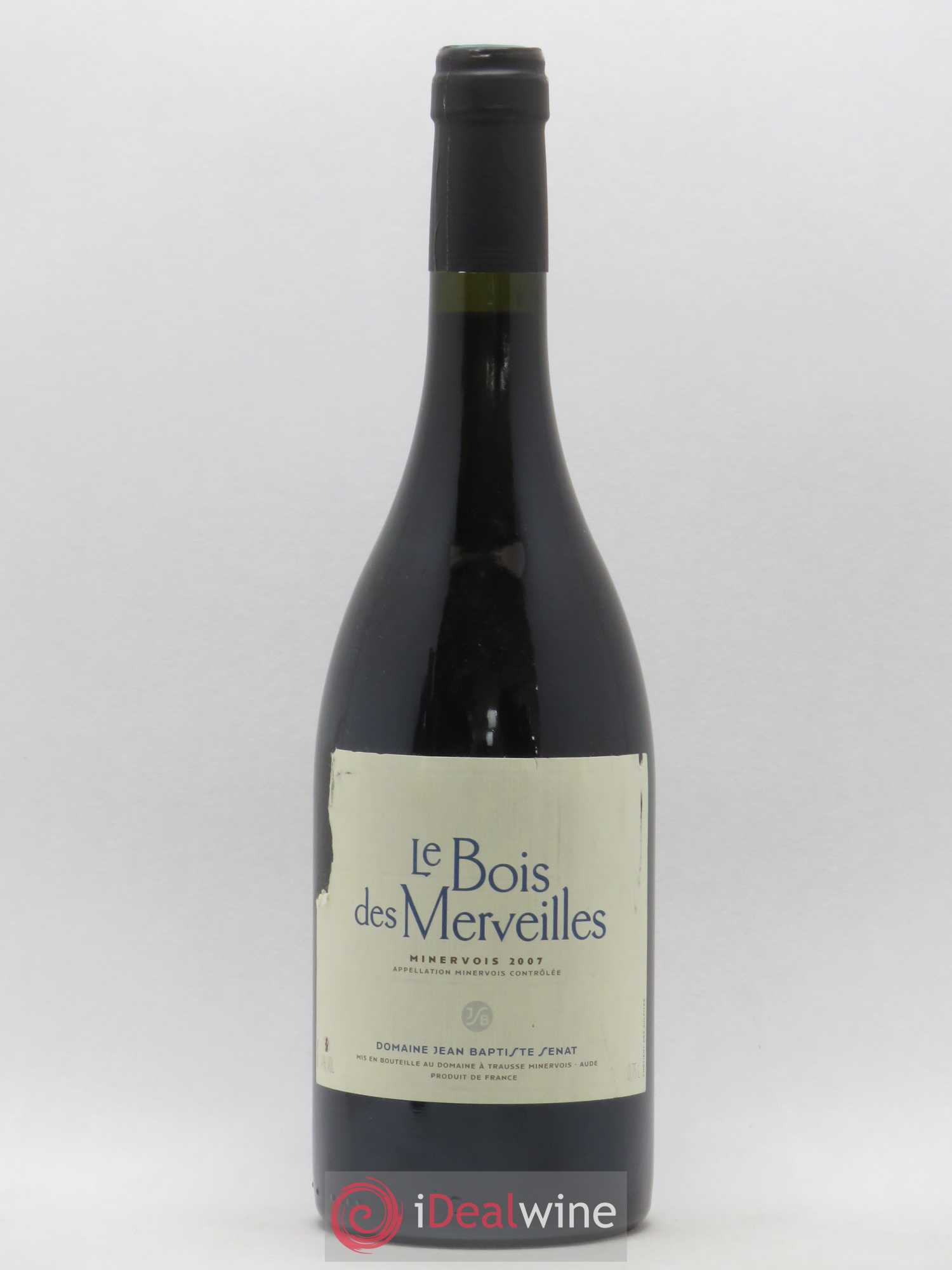 Minervois Le Bois des Merveilles Jean-Baptiste Sénat 2007 - Lot de 1 bouteille - 0