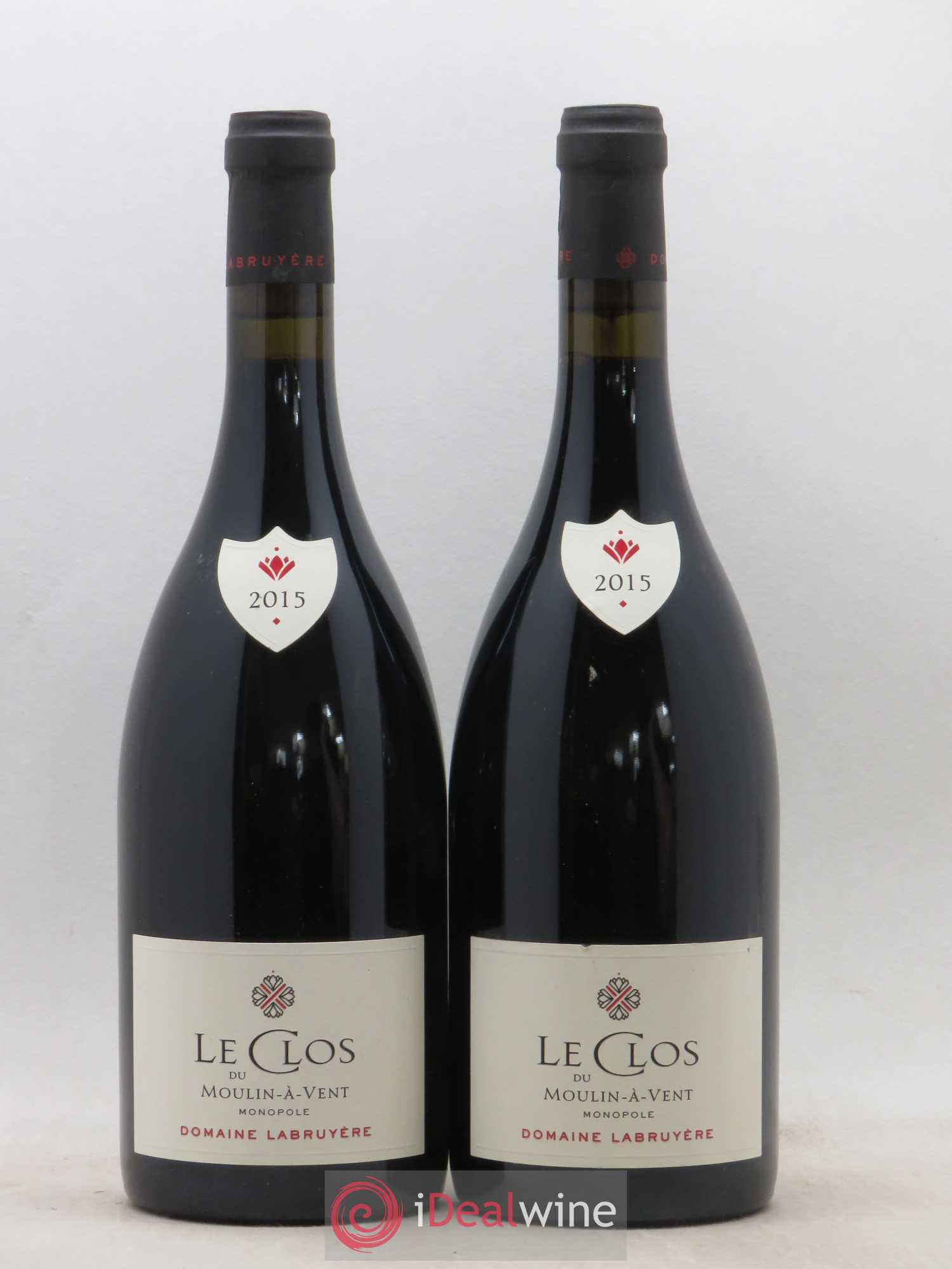 Moulin-à-Vent Domaine Labruyère Le Clos du Moulin à Vent Monopole (sans prix de réserve) 2015 - Posten von 2 Flaschen - 0
