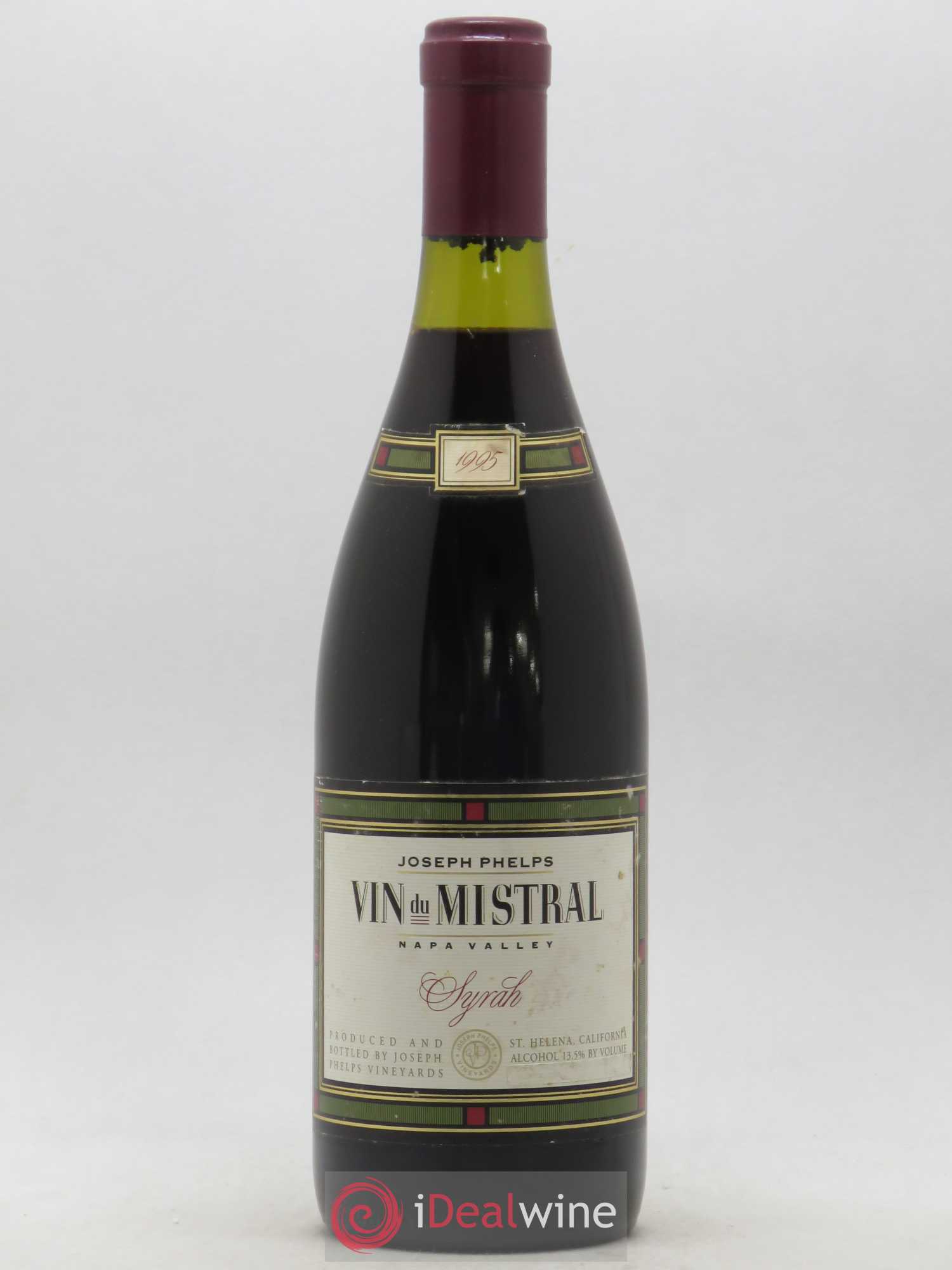 USA Napa Valley Joseph Phelps Vin du Mistral Syrah 1995 - Posten von 1 Flasche - 0