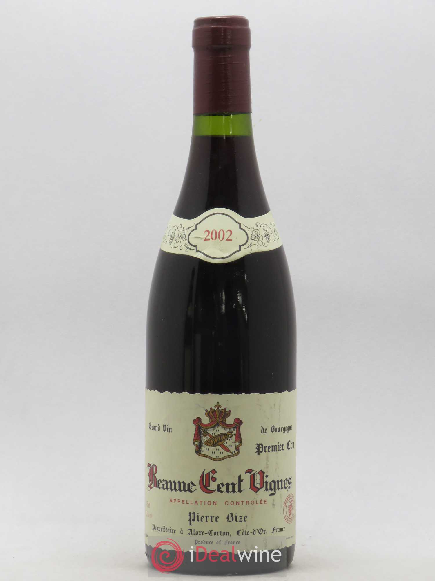 Beaune 1er Cru Cent vignes Domaine Pierre Bize 2002 - Posten von 1 Flasche - 0
