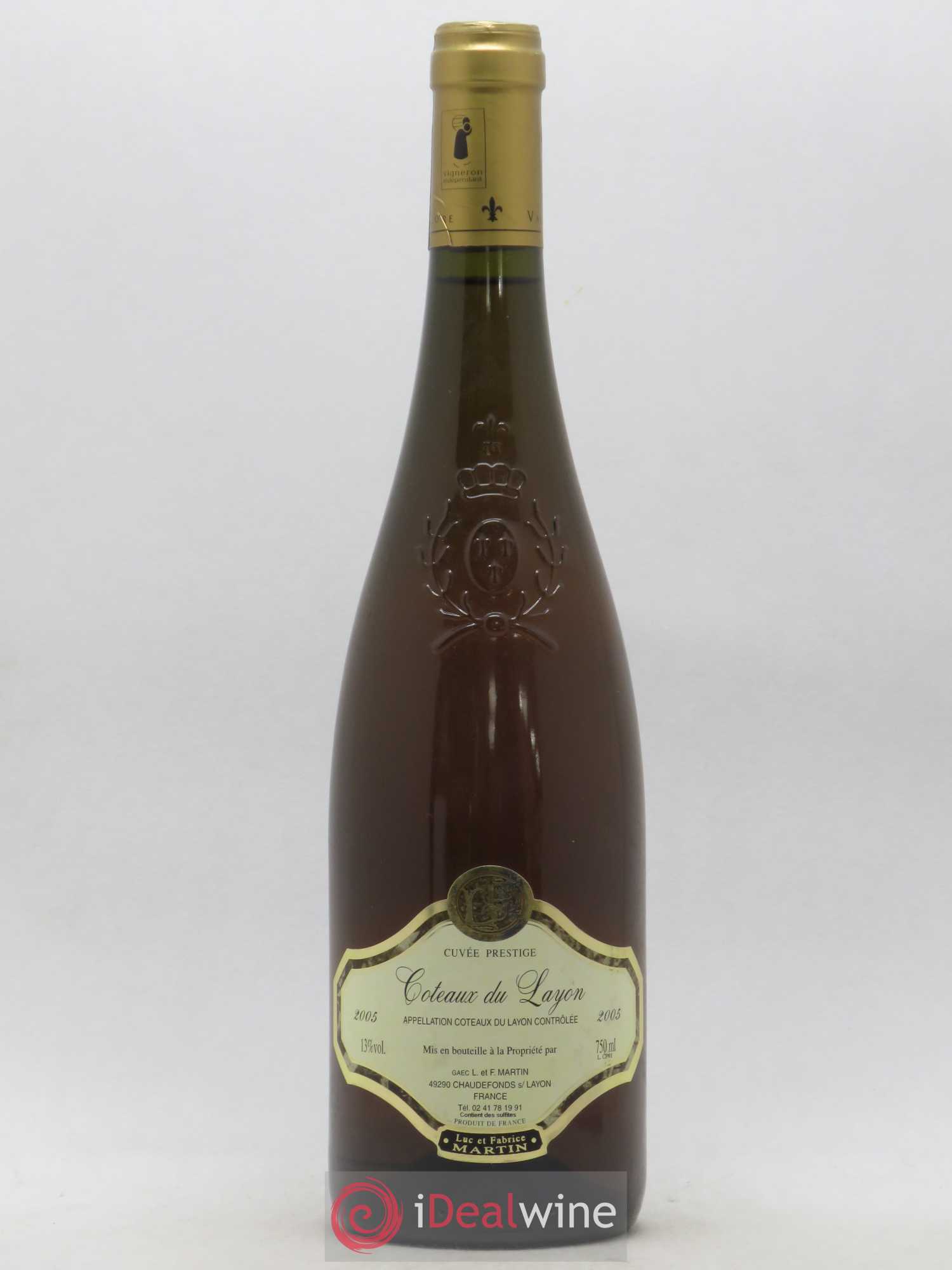 Coteaux du Layon Cuvée Prestige Luc et Fabrice Martin 2005 - Posten von 1 Flasche - 0