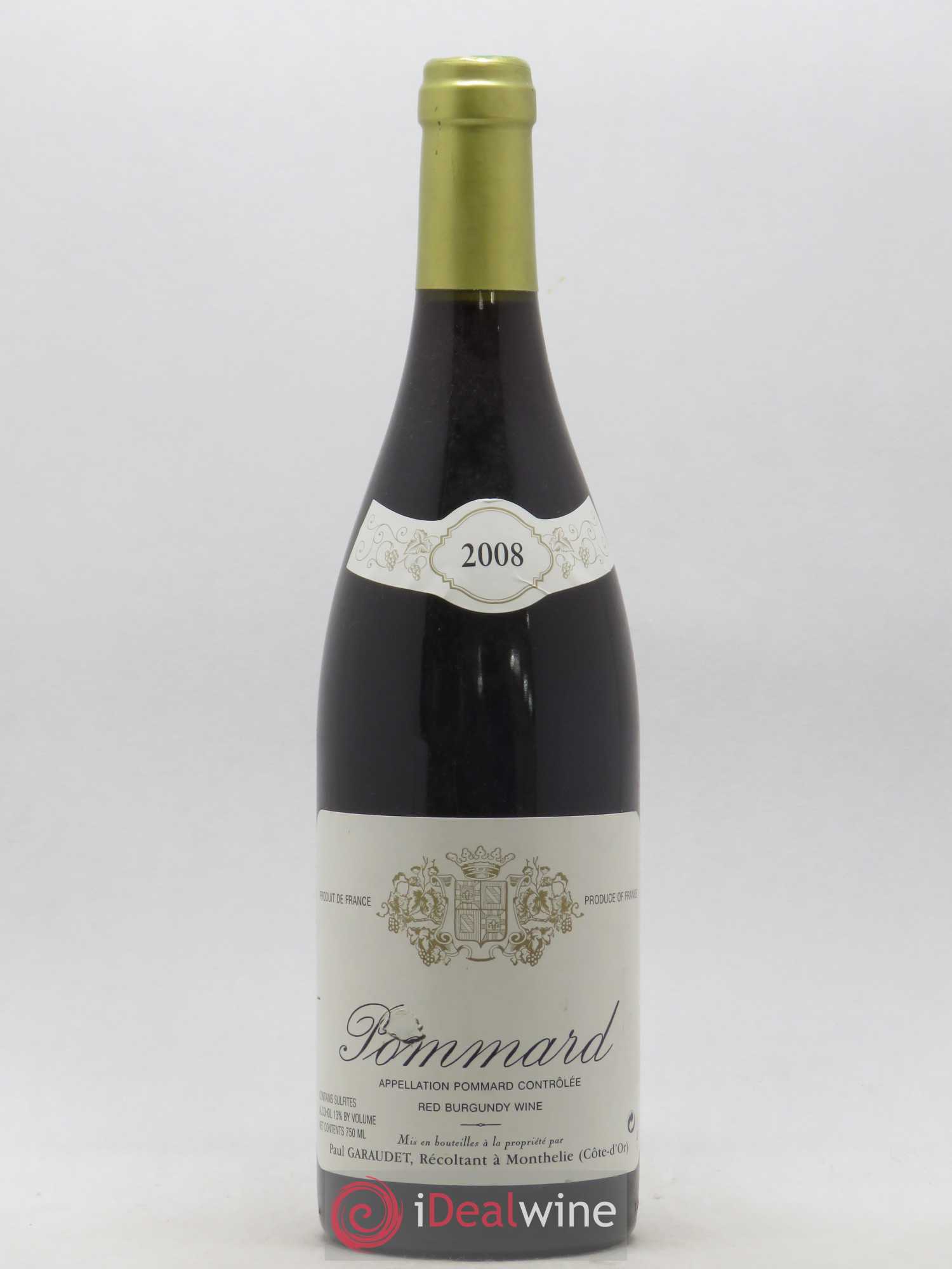 Pommard Domaine Paul Garaudet 2008 - Posten von 1 Flasche - 0