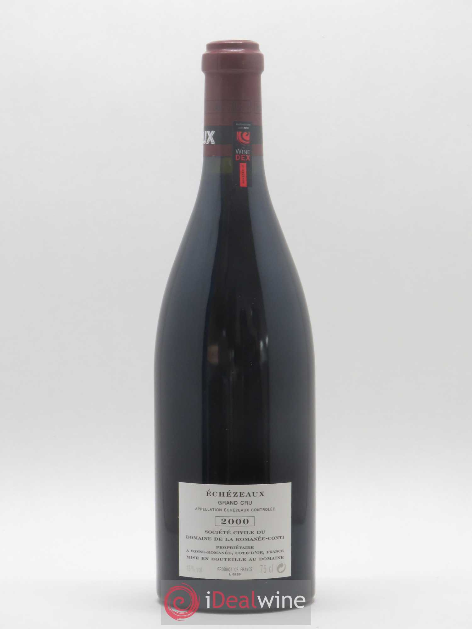 Echezeaux Grand Cru Domaine de la Romanée-Conti 2000 - Lot de 1 bouteille - 1