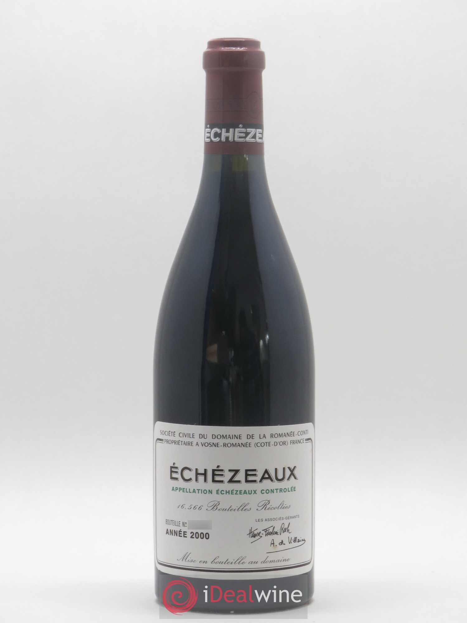 Echezeaux Grand Cru Domaine de la Romanée-Conti 2000 - Lot de 1 bouteille - 0