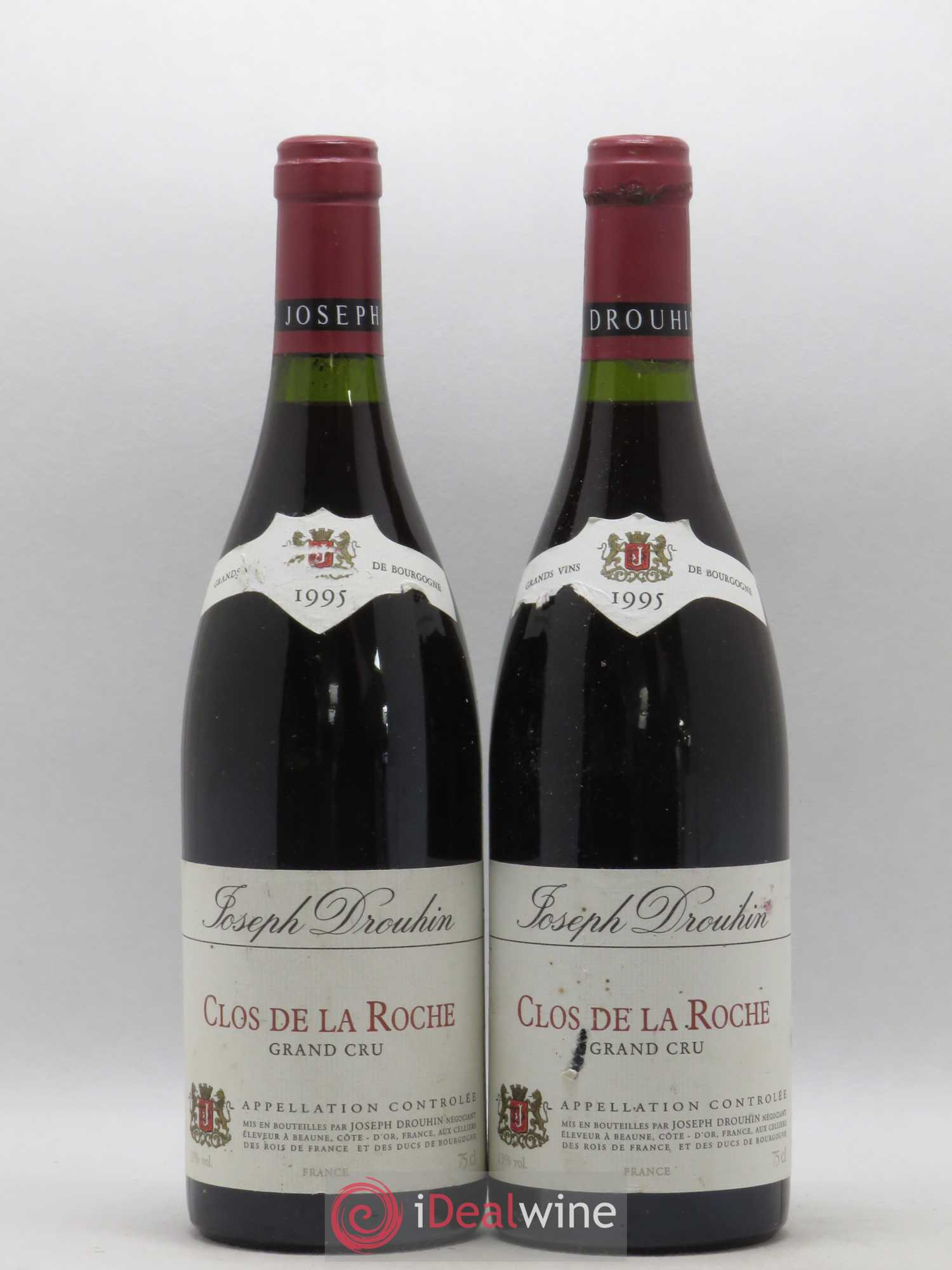 Clos de la Roche Grand Cru Joseph Drouhin 1995 - Lot de 2 bouteilles - 0