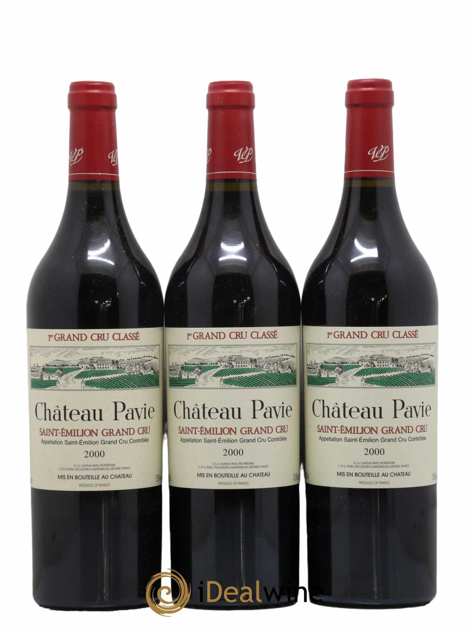 Château Pavie 1er Grand Cru Classé A 2000 - Lot de 12 bouteilles - 2