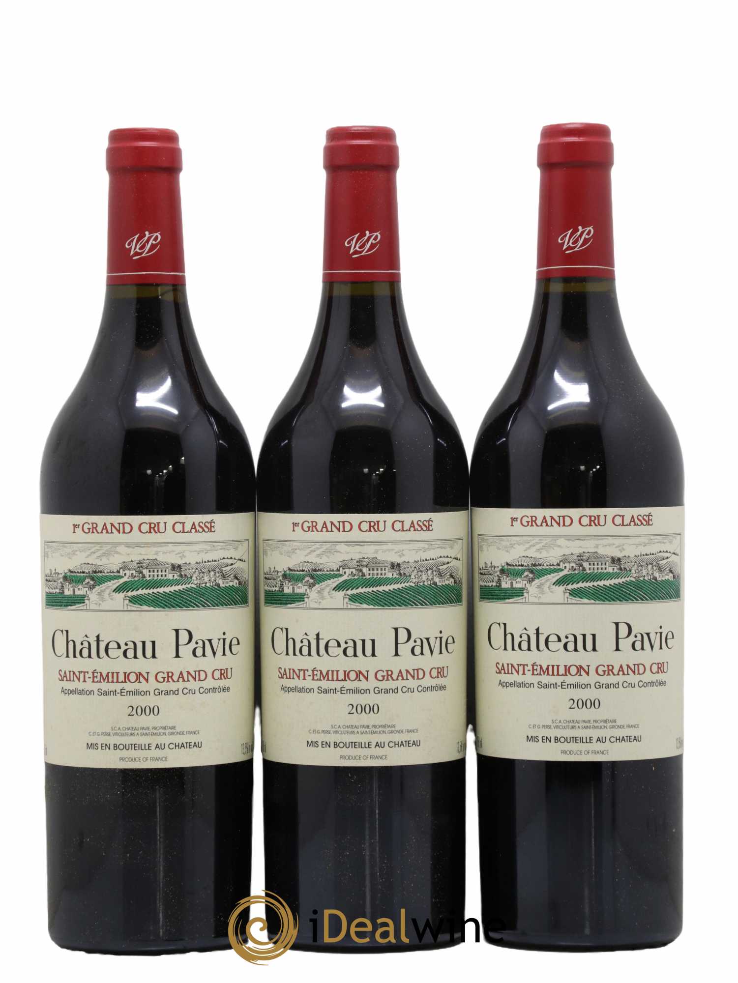 Château Pavie 1er Grand Cru Classé A 2000 - Lot de 12 bouteilles - 4