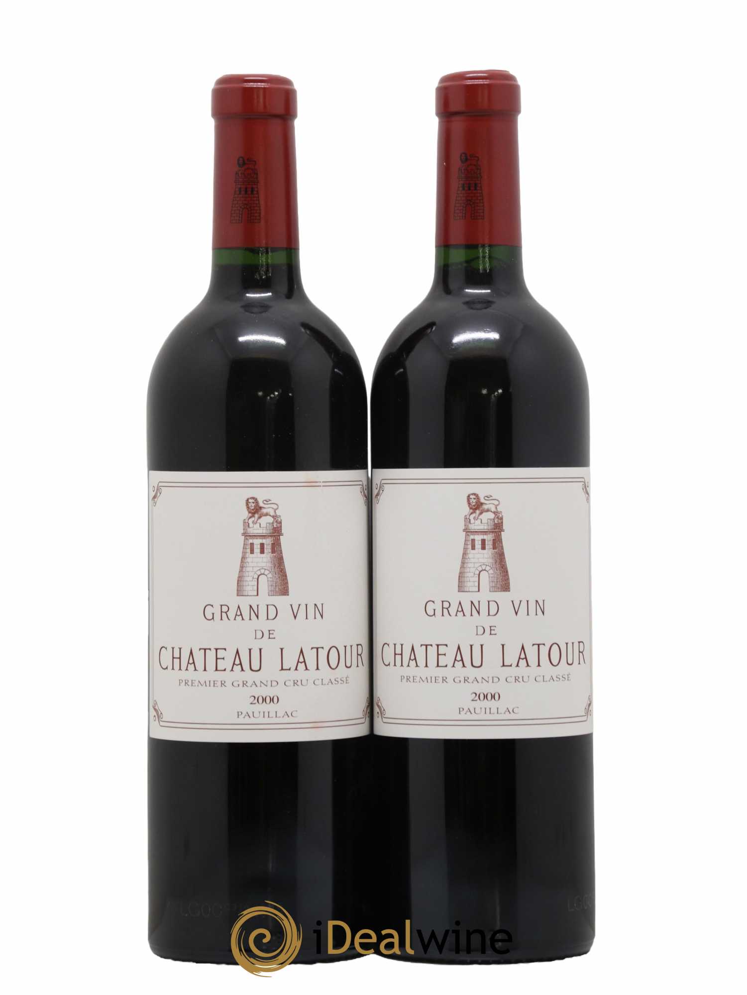 Château Latour 1er Grand Cru Classé 2000 - Lot de 2 bouteilles - 0