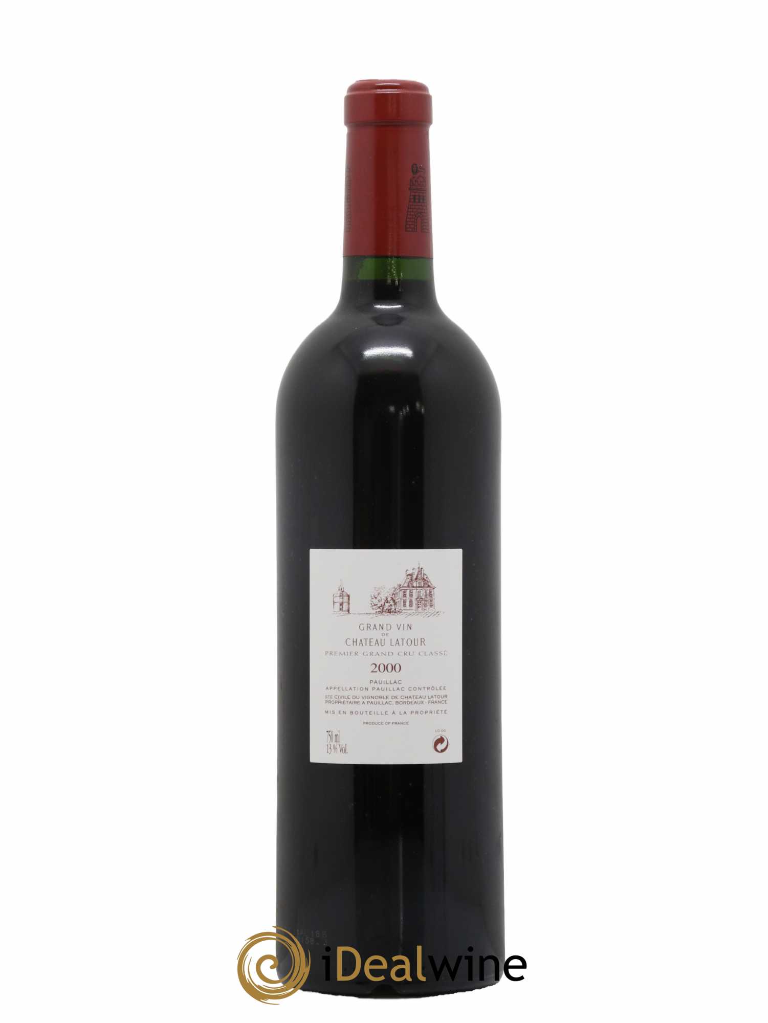 Château Latour 1er Grand Cru Classé 2000 - Lot de 1 bouteille - 1