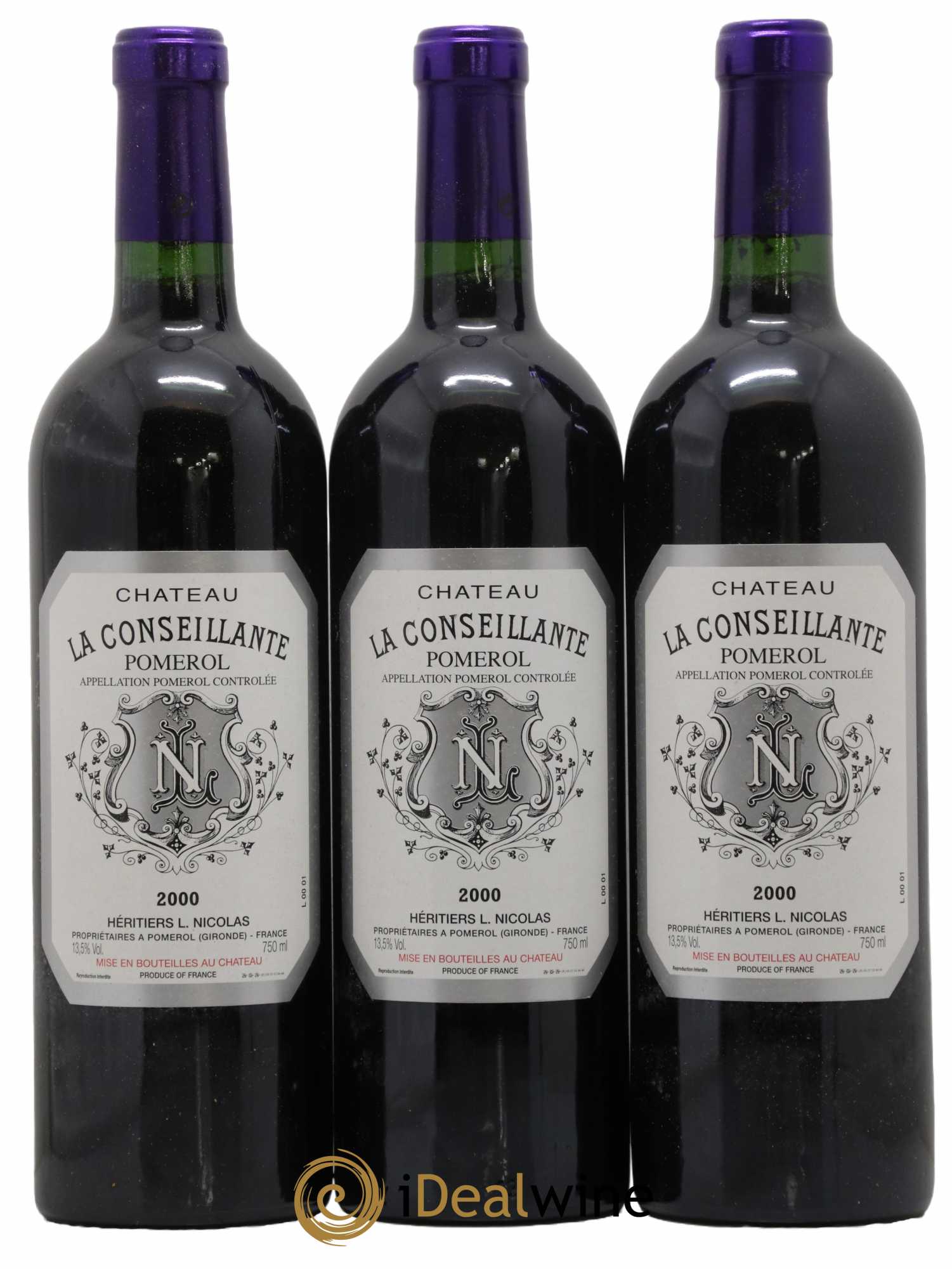 Château la Conseillante 2000 - Lot de 12 bouteilles - 2