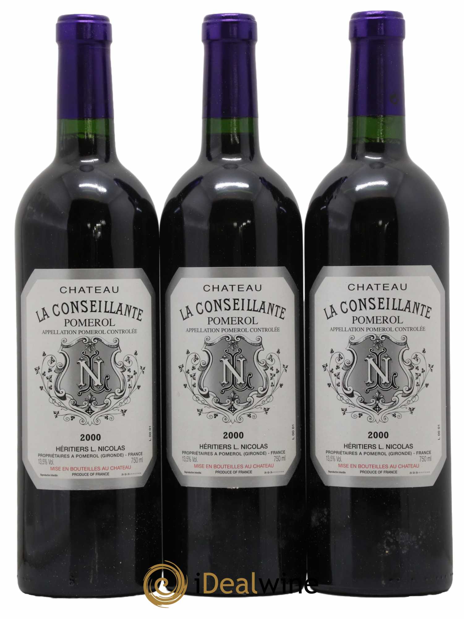 Château la Conseillante 2000 - Lot de 12 bouteilles - 4