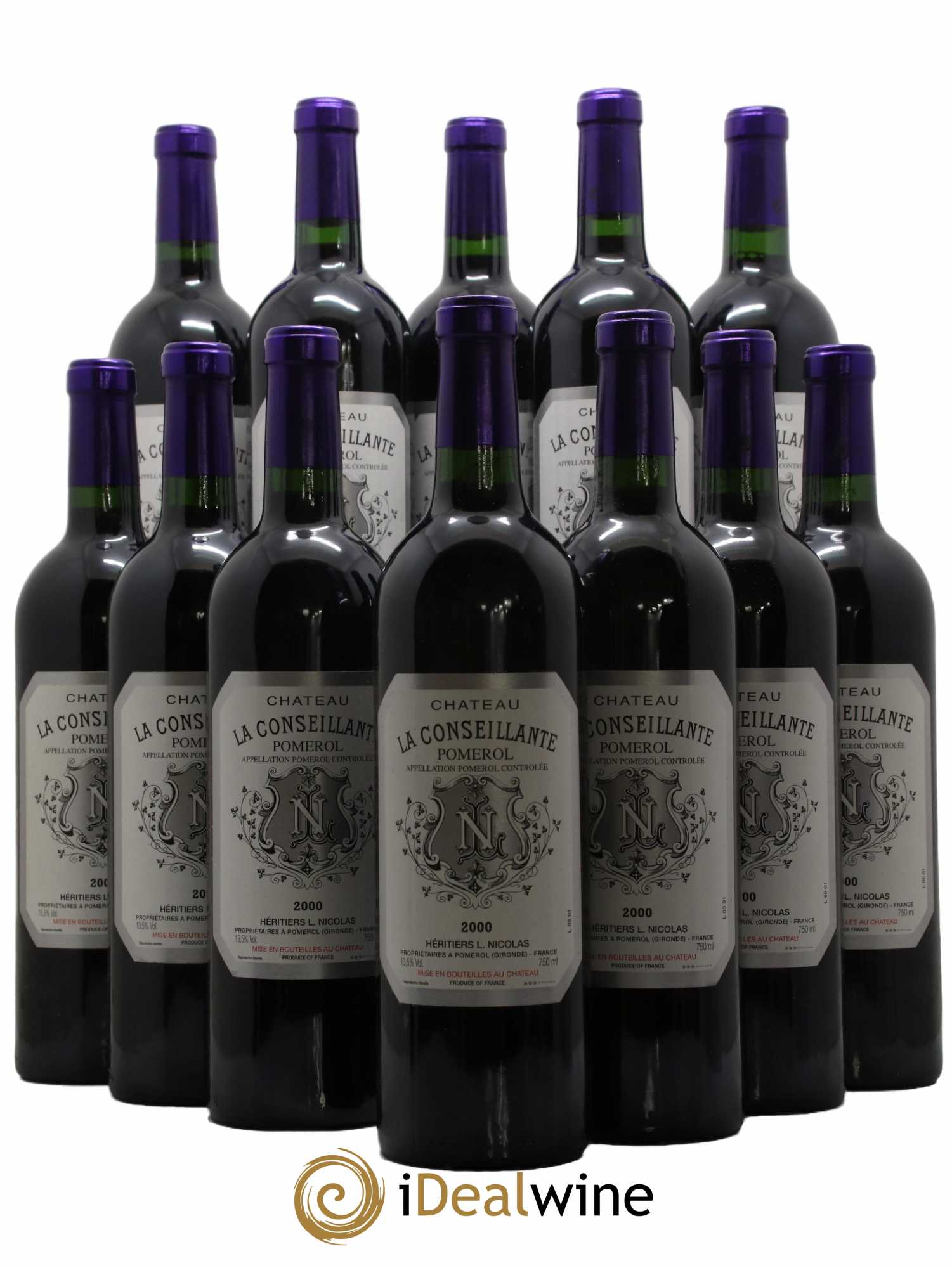 Château la Conseillante 2000 - Lot de 12 bouteilles - 0