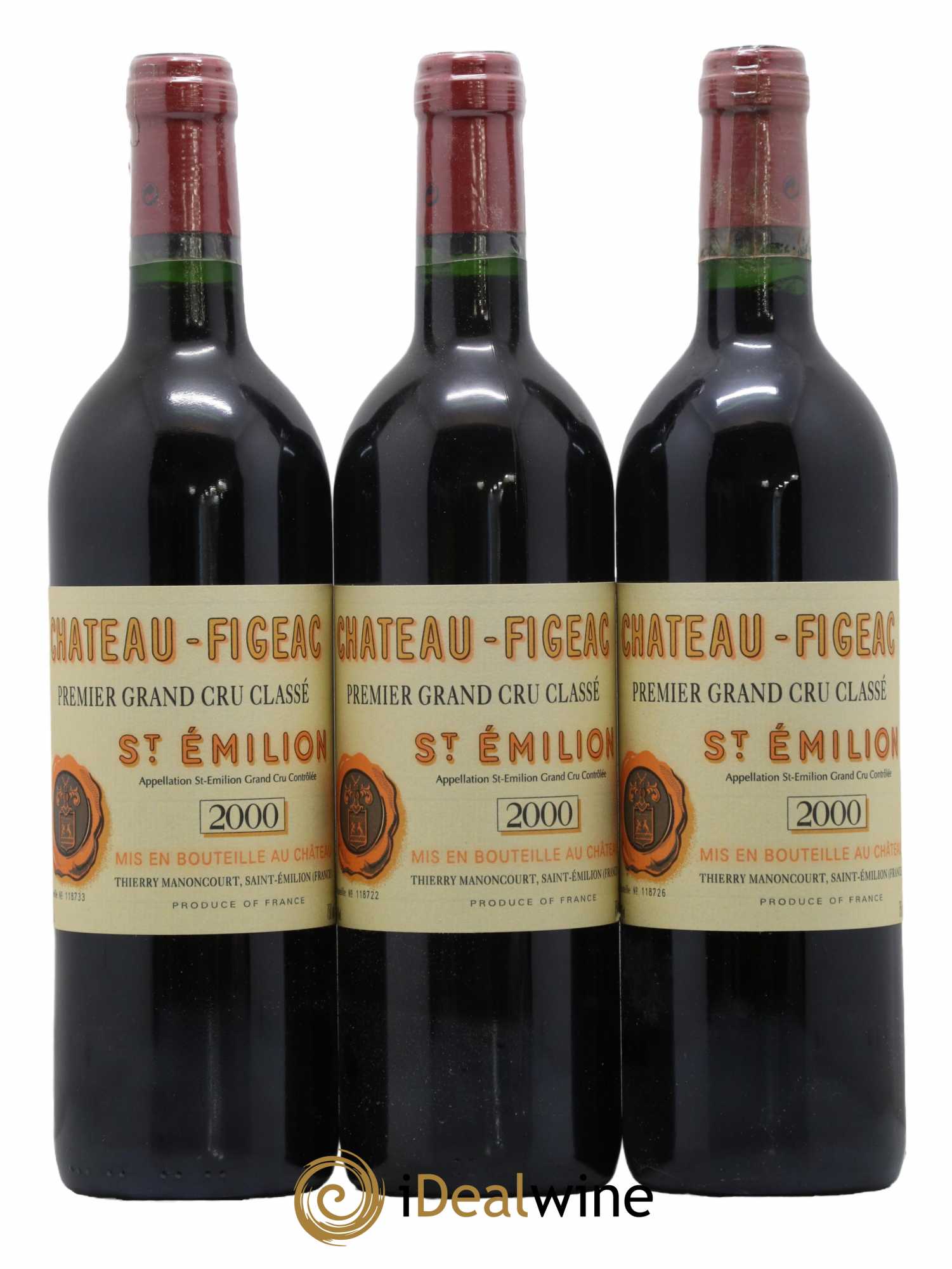Château Figeac 1er Grand Cru Classé A 2000 - Lot de 6 bouteilles - 2