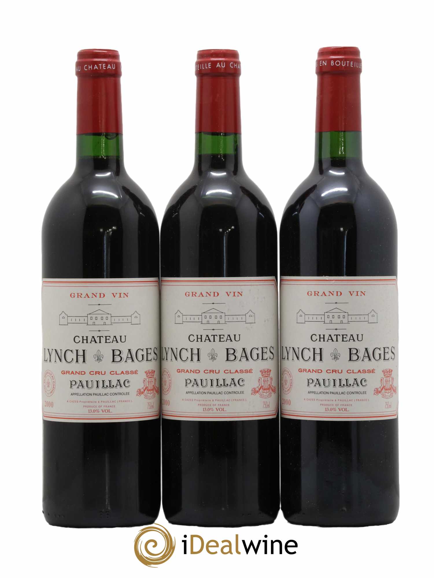 Château Lynch Bages 5ème Grand Cru Classé 2000 - Lot de 6 bouteilles - 2