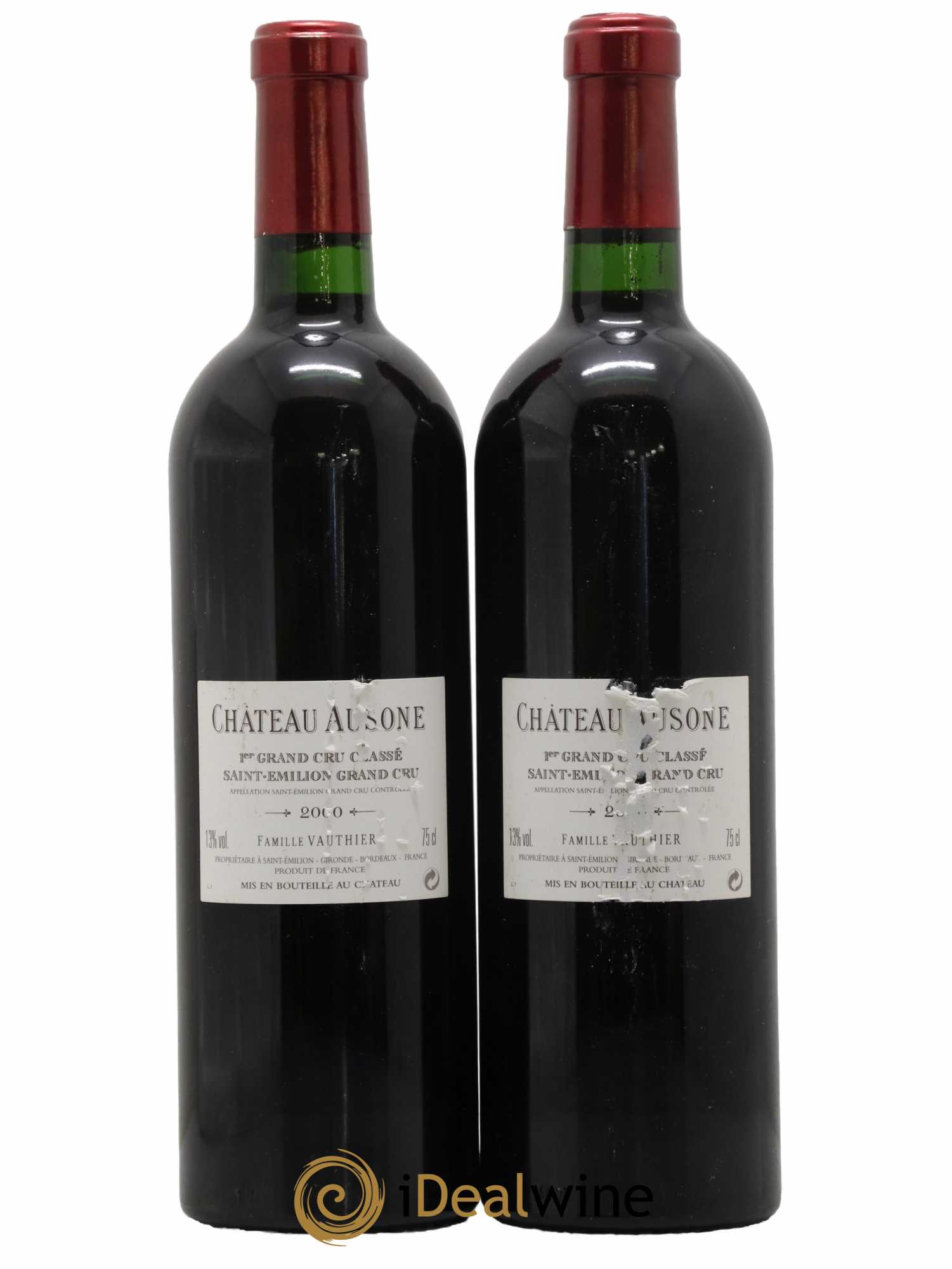 Château Ausone 1er Grand Cru Classé A 2000 - Posten von 2 Flaschen - 1