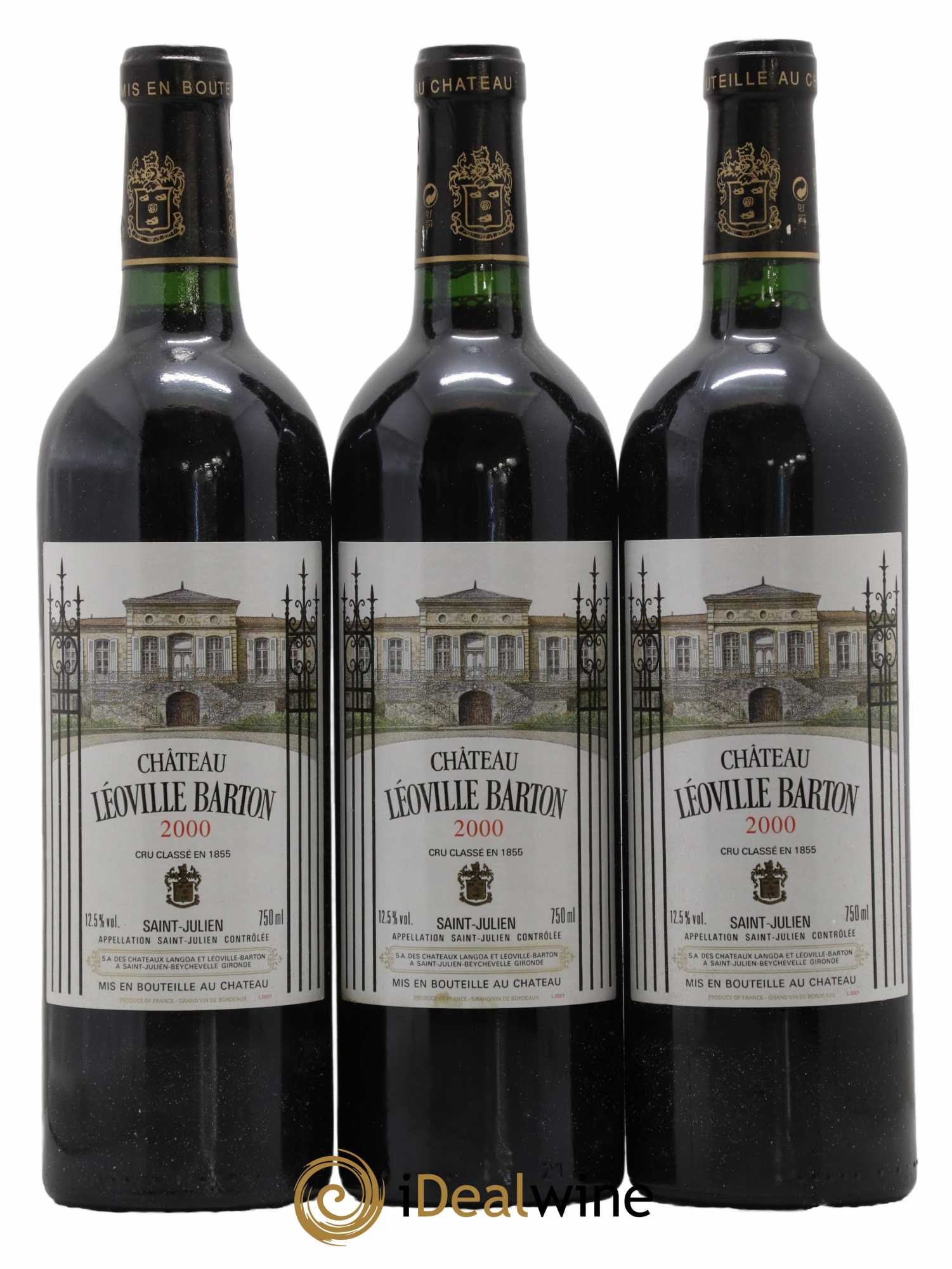 Château Léoville Barton 2ème Grand Cru Classé 2000 - Lot de 12 bouteilles - 3