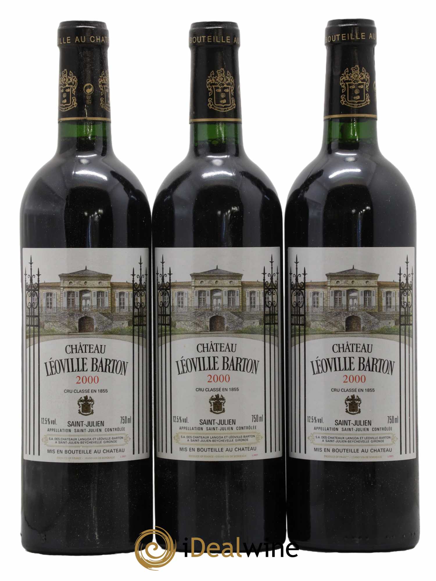 Château Léoville Barton 2ème Grand Cru Classé 2000 - Lot de 12 bouteilles - 4
