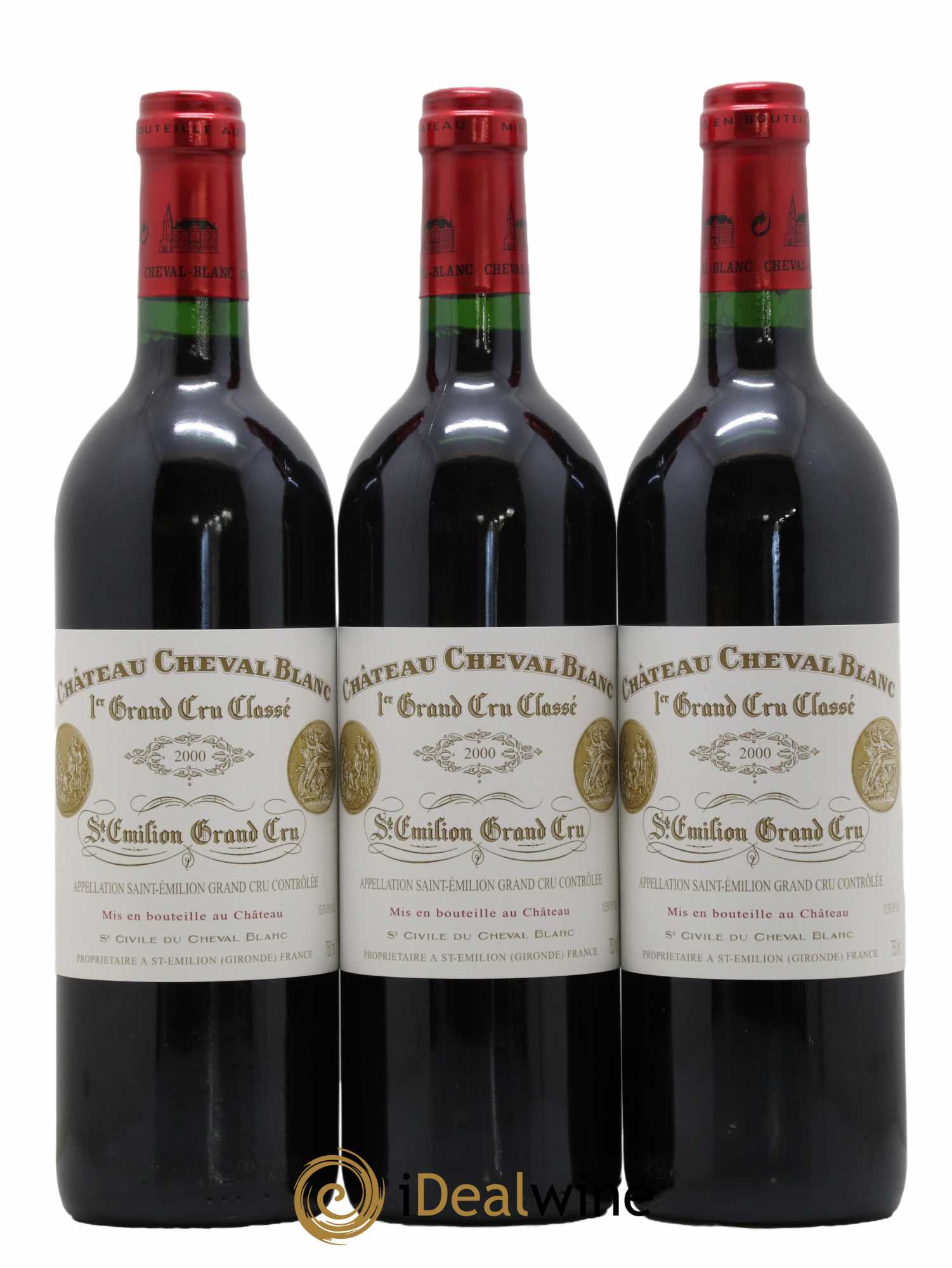 Château Cheval Blanc 1er Grand Cru Classé A 2000 - Lot de 6 bouteilles - 2