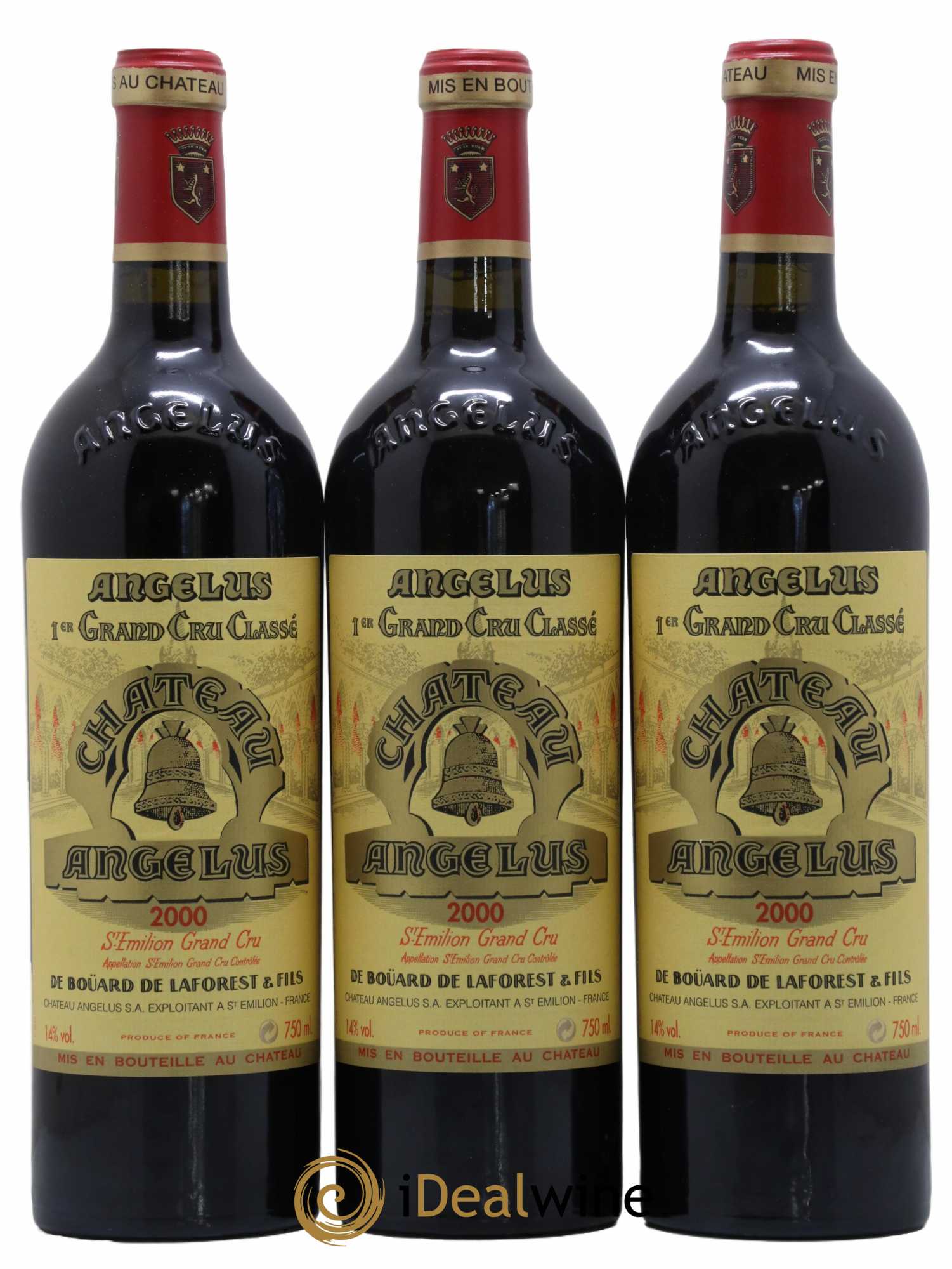 Château Angélus 1er Grand Cru Classé A 2000 - Lot de 6 bouteilles - 2
