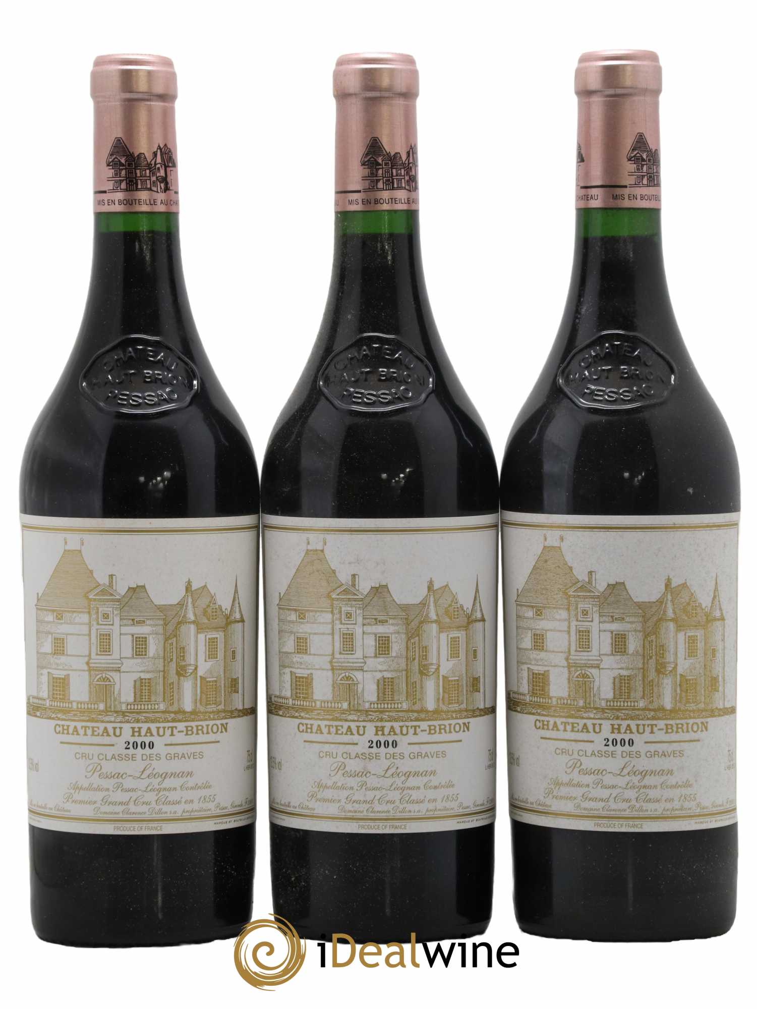 Château Haut Brion 1er Grand Cru Classé 2000 - Lot de 12 bouteilles - 1