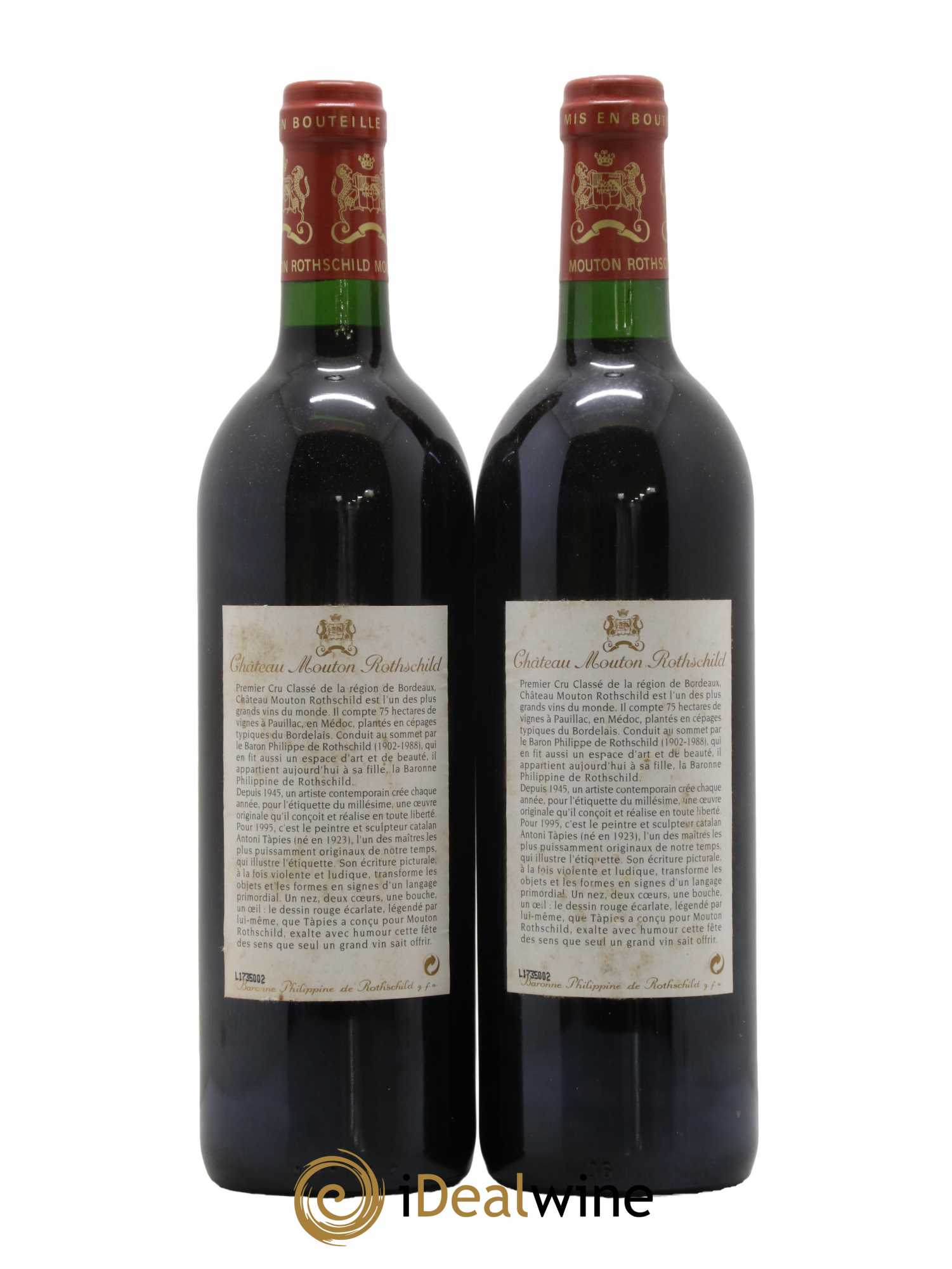 Caisse Primeurs 1995 - Posten von 12 Flaschen - 8