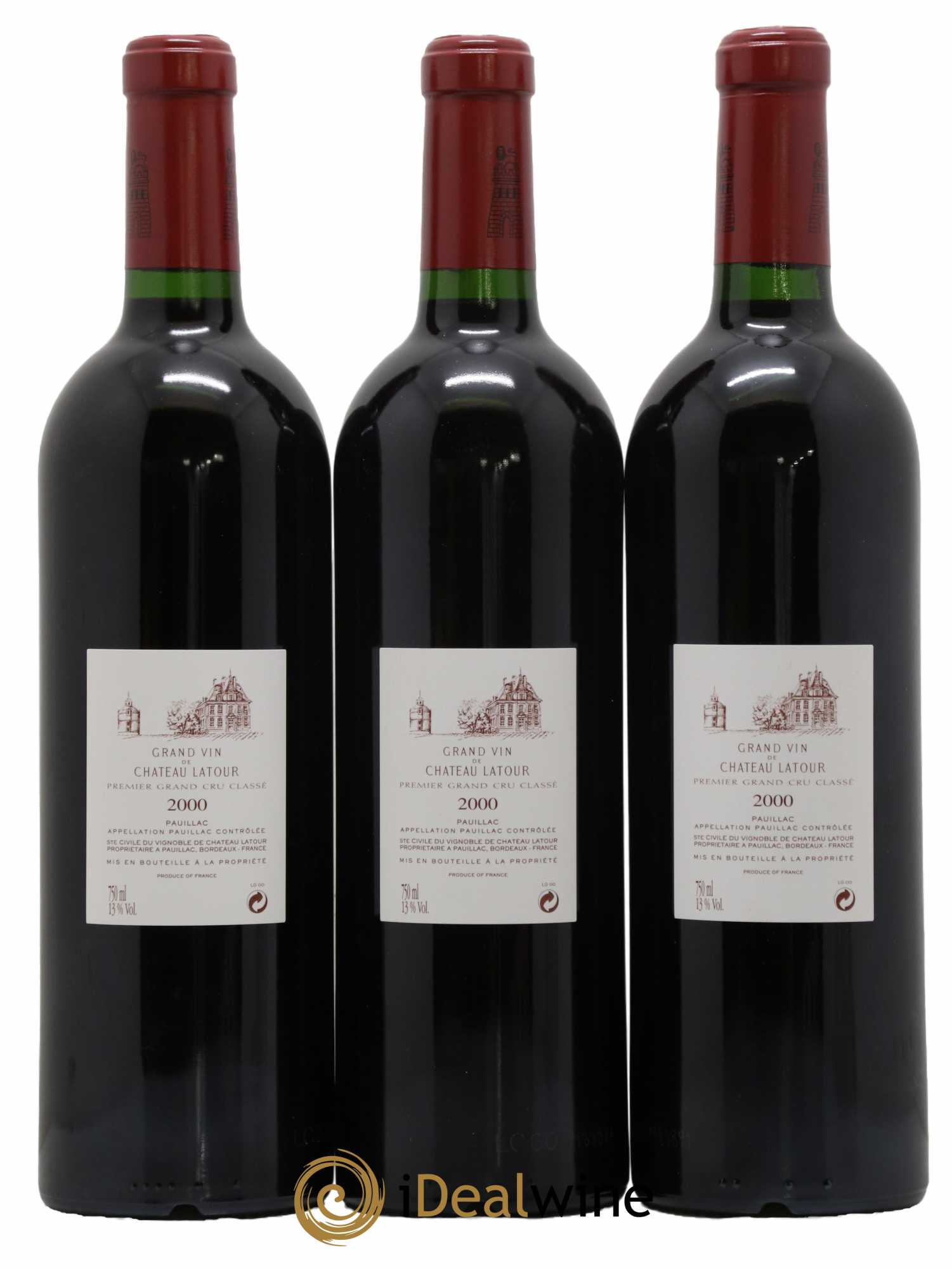 Château Latour 1er Grand Cru Classé 2000 - Lot de 6 bouteilles - 2