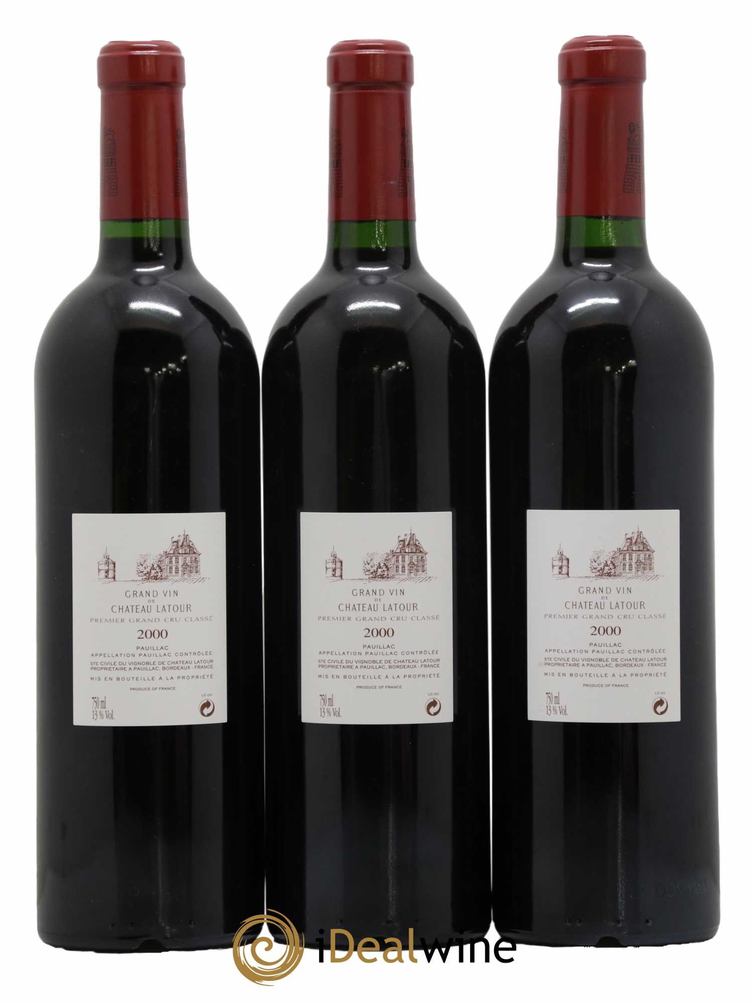 Château Latour 1er Grand Cru Classé 2000 - Lot de 6 bouteilles - 4