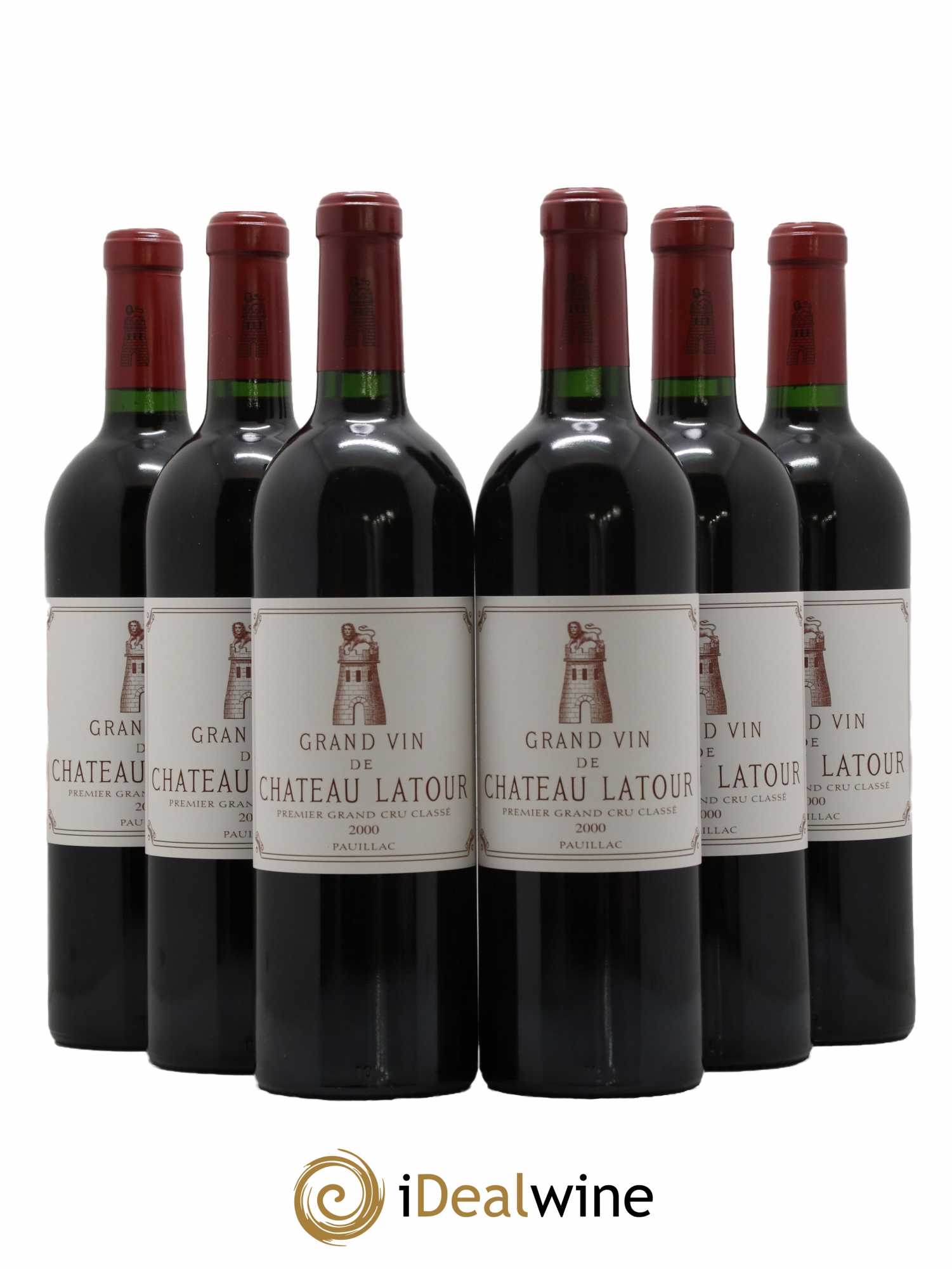 Château Latour 1er Grand Cru Classé 2000 - Lot de 6 bouteilles - 0