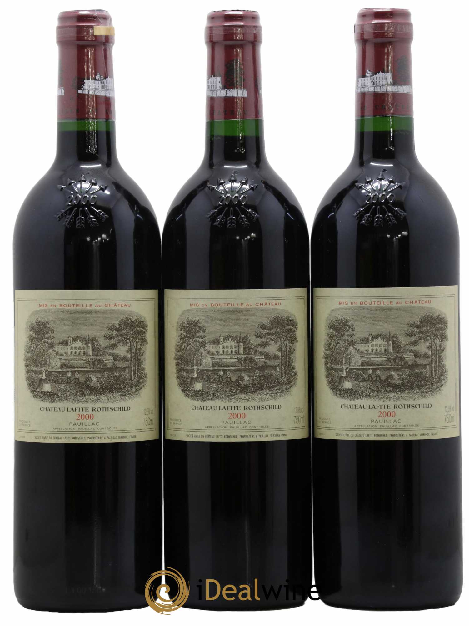 Château Lafite Rothschild 1er Grand Cru Classé 2000 - Lot de 6 bouteilles - 2