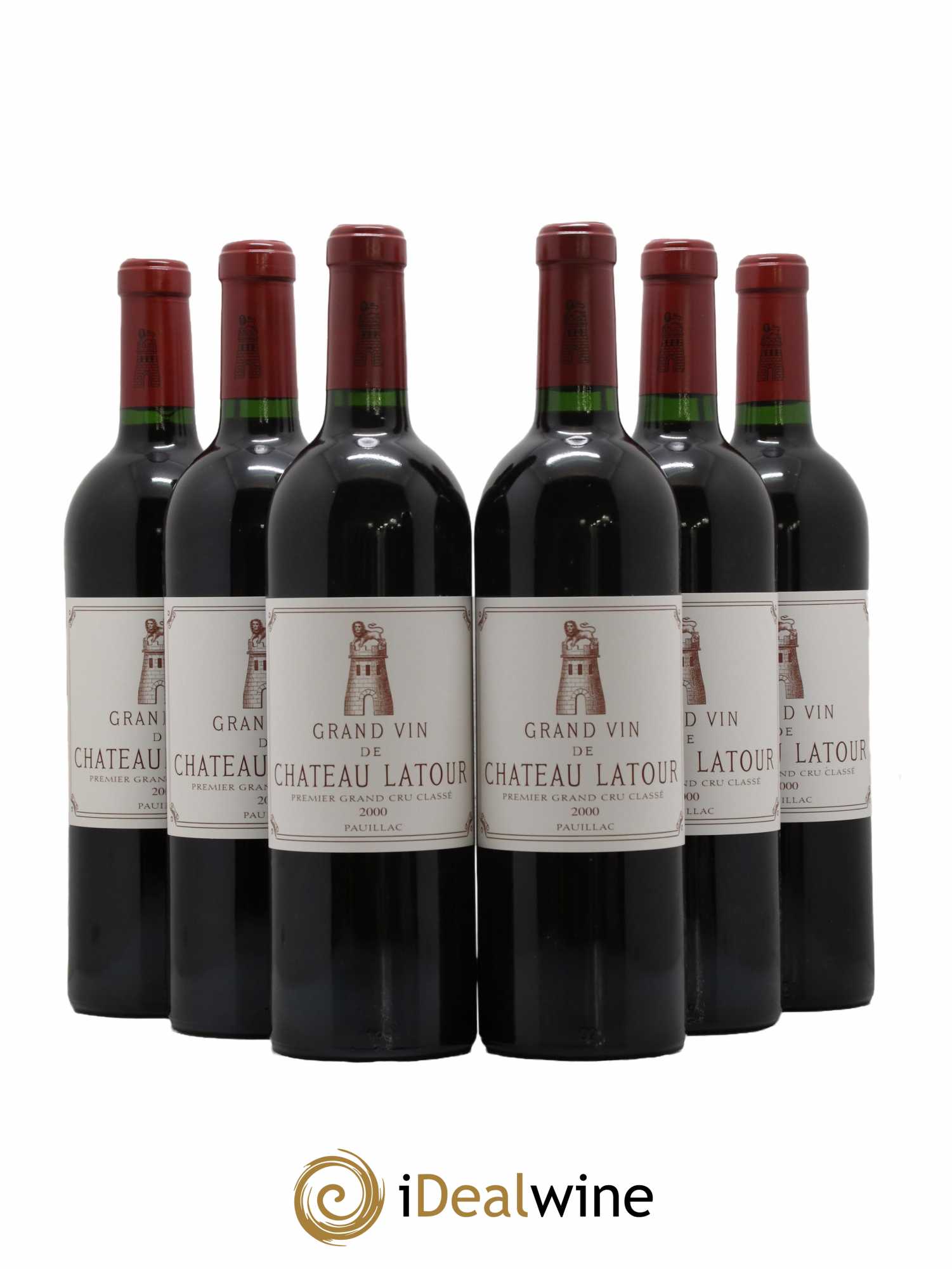 Château Latour 1er Grand Cru Classé 2000 - Lot de 6 bouteilles - 0
