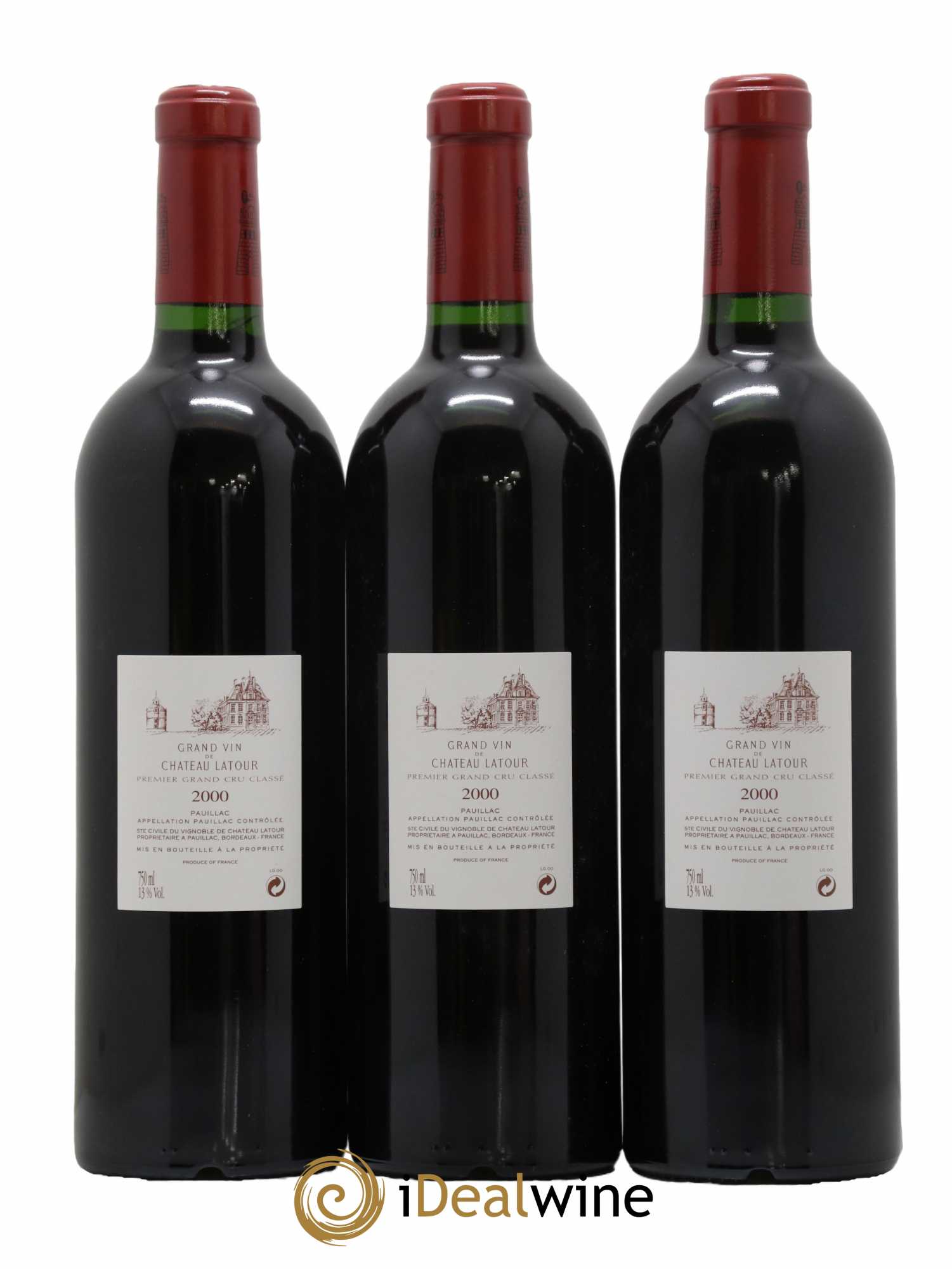 Château Latour 1er Grand Cru Classé 2000 - Lot de 6 bouteilles - 2
