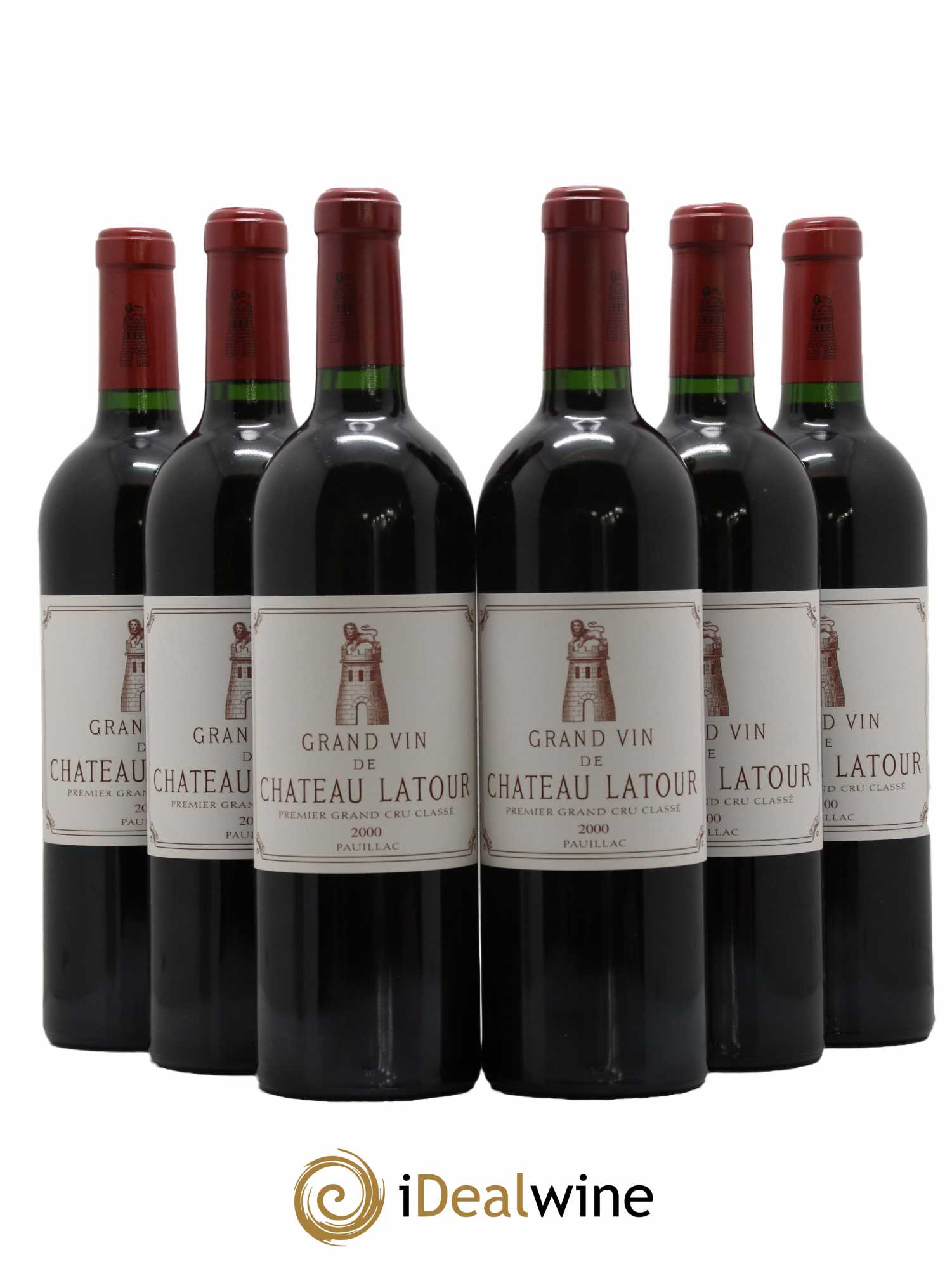 Château Latour 1er Grand Cru Classé 2000 - Lot de 6 bouteilles - 0